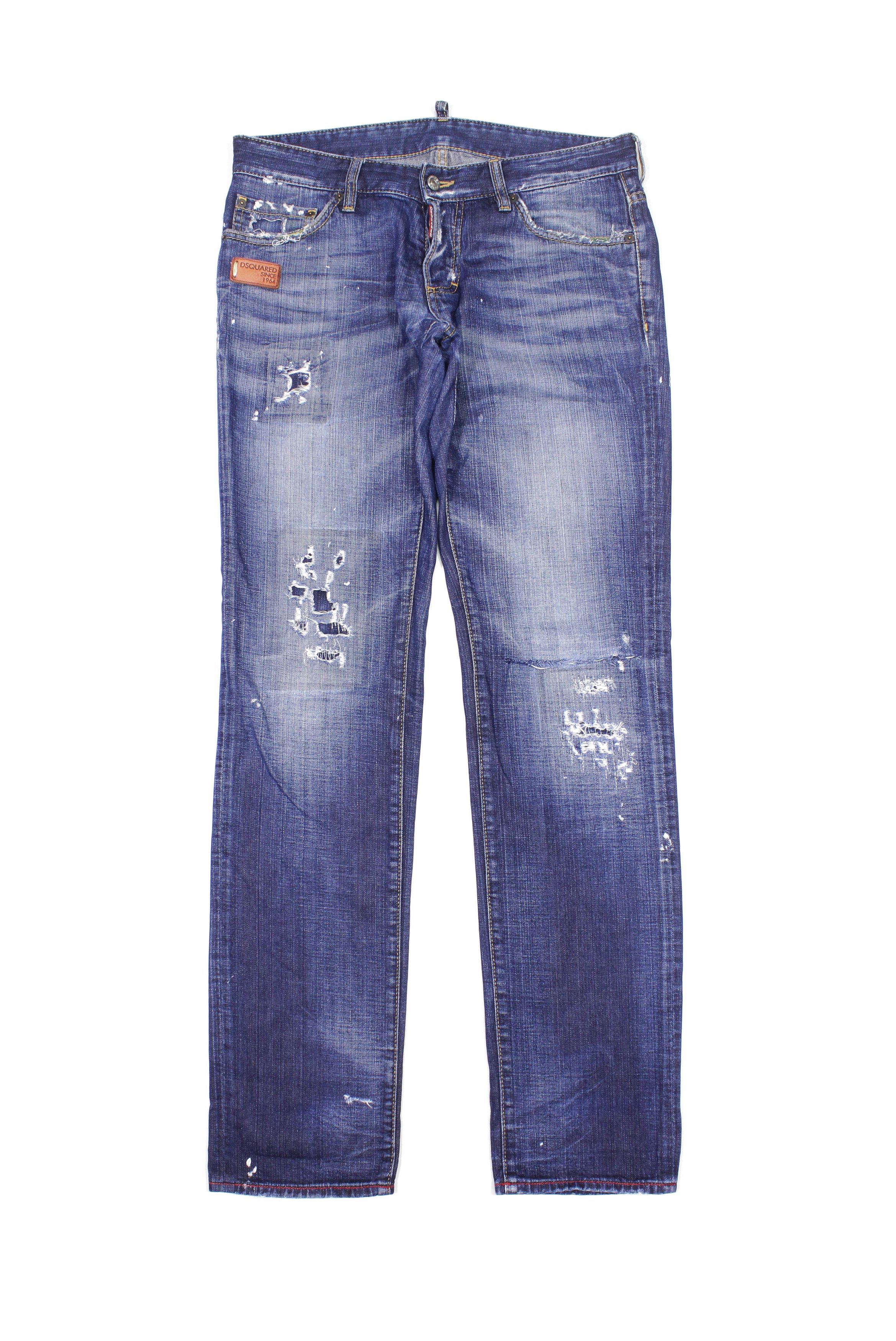 Dsquared2 Distressed Jeans Size US 32 / EU 48 - 1 Thumbnail