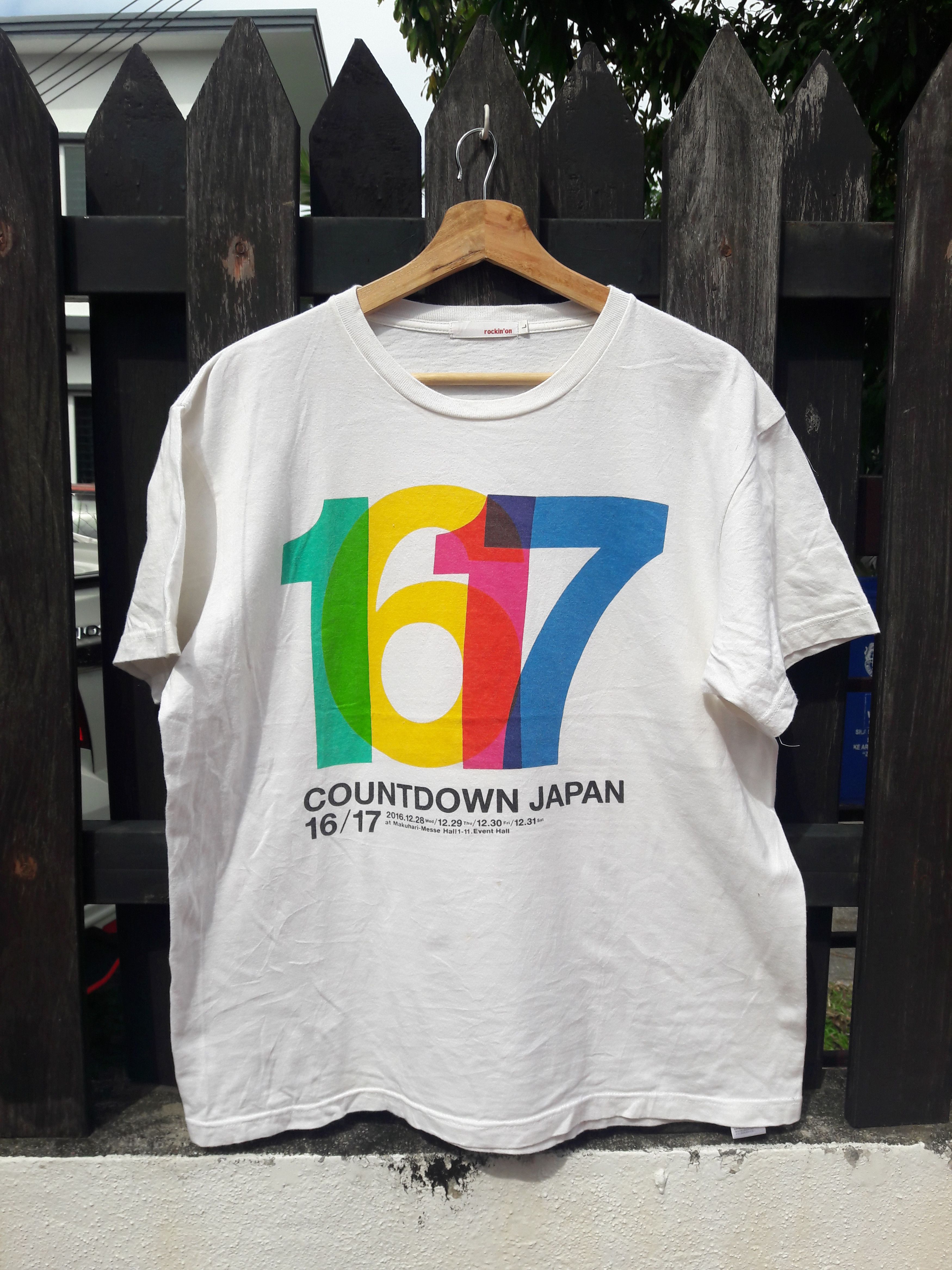 Japanese Brand 🔥OFFERS🔥Countdown Japan 16/17 By Rockin'On White