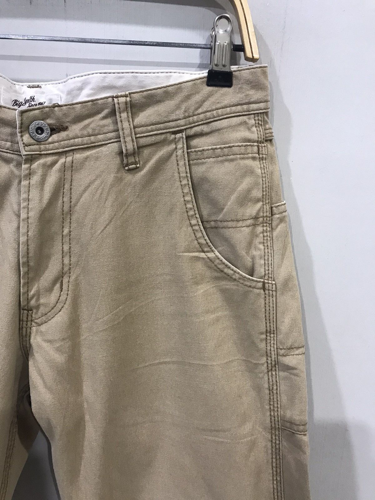 Japanese Brand × Vintage Big Smith Japan Rare Buckle Back Super Back Pocket Pant Size US 32 / EU 48 - 3 Thumbnail