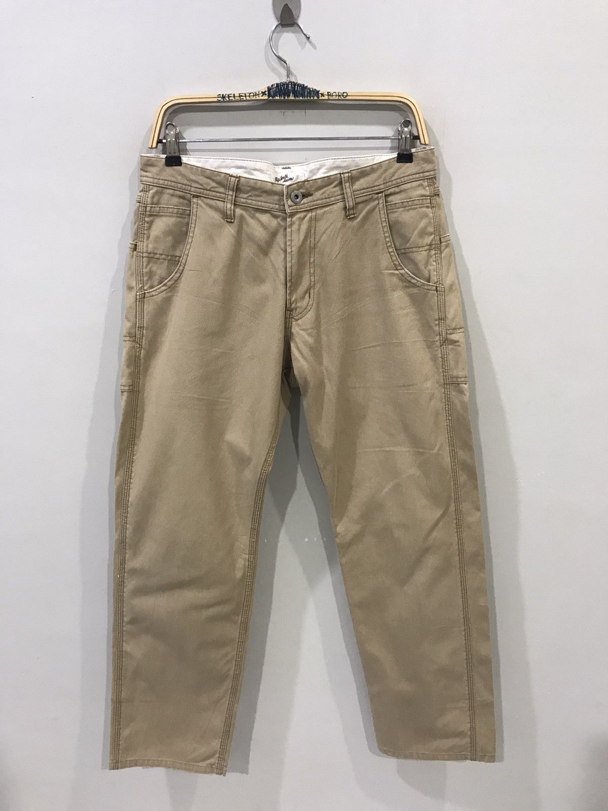Japanese Brand × Vintage Big Smith Japan Rare Buckle Back Super Back Pocket Pant Size US 32 / EU 48 - 2 Thumbnail