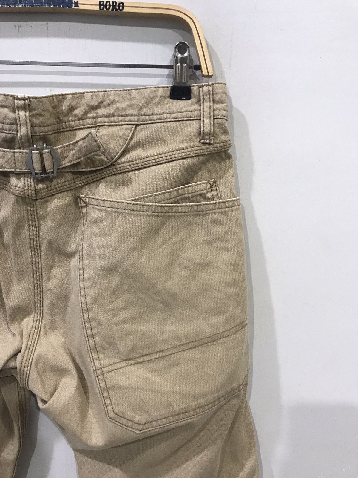 Japanese Brand × Vintage Big Smith Japan Rare Buckle Back Super Back Pocket Pant Size US 32 / EU 48 - 8 Thumbnail