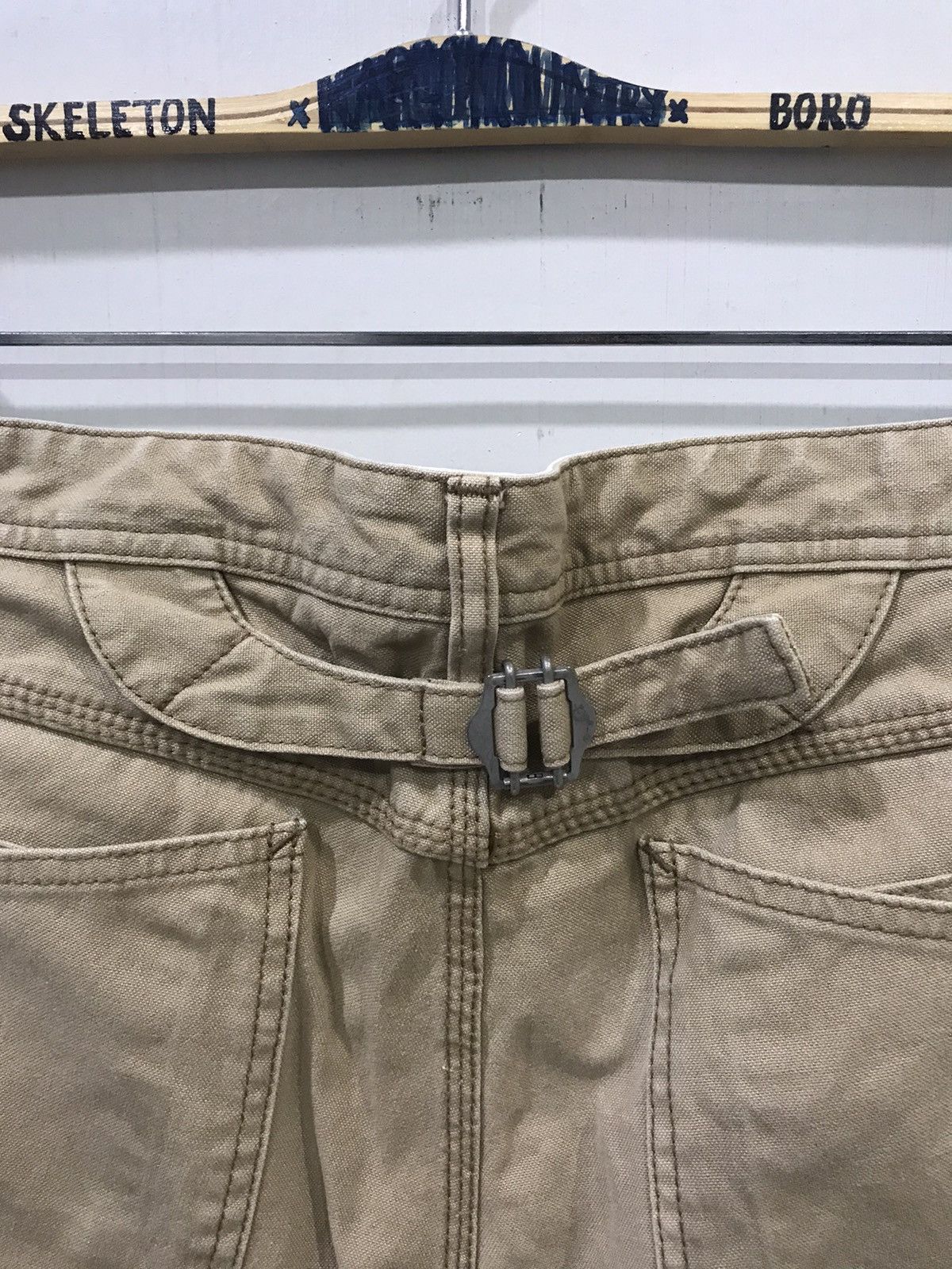 Japanese Brand × Vintage Big Smith Japan Rare Buckle Back Super Back Pocket Pant Size US 32 / EU 48 - 10 Thumbnail