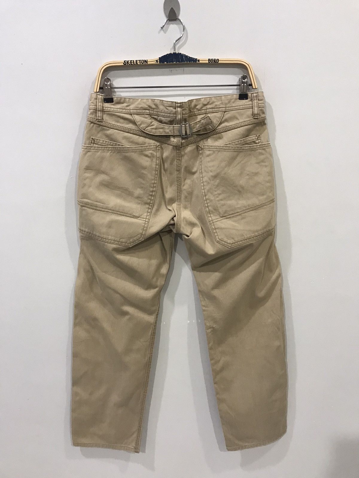 Japanese Brand × Vintage Big Smith Japan Rare Buckle Back Super Back Pocket Pant Size US 32 / EU 48 - 1 Thumbnail