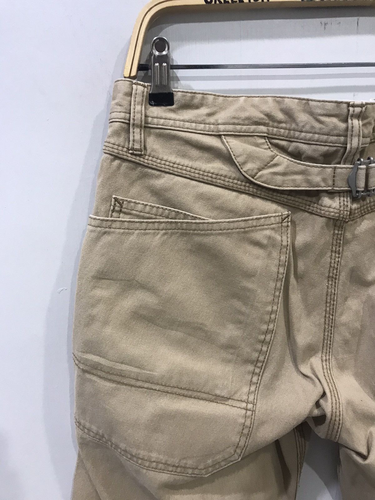 Japanese Brand × Vintage Big Smith Japan Rare Buckle Back Super Back Pocket Pant Size US 32 / EU 48 - 9 Thumbnail