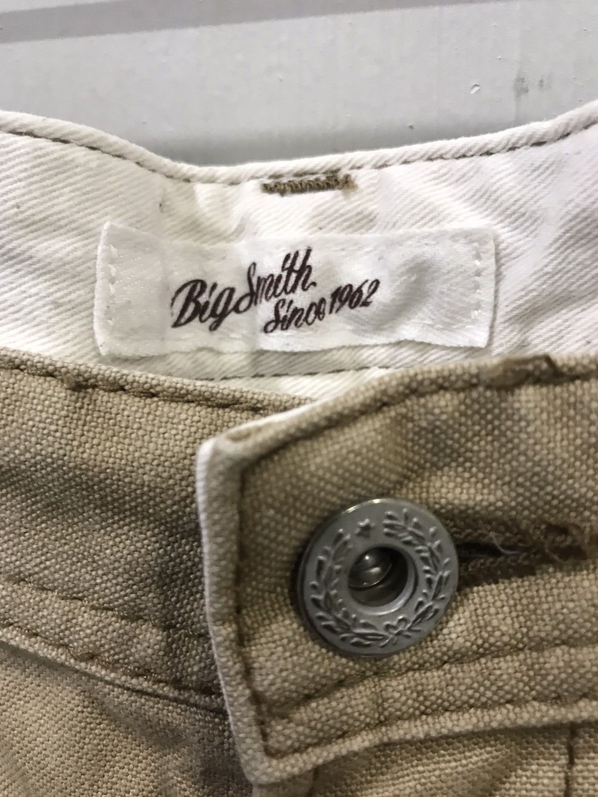 Japanese Brand × Vintage Big Smith Japan Rare Buckle Back Super Back Pocket Pant Size US 32 / EU 48 - 7 Thumbnail