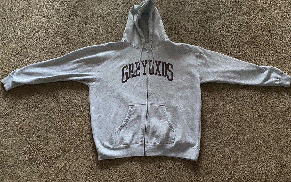 Pouya & $uicideboy$ Merch Grey Gods zip up jacket (Ramirez Merch) | Grailed