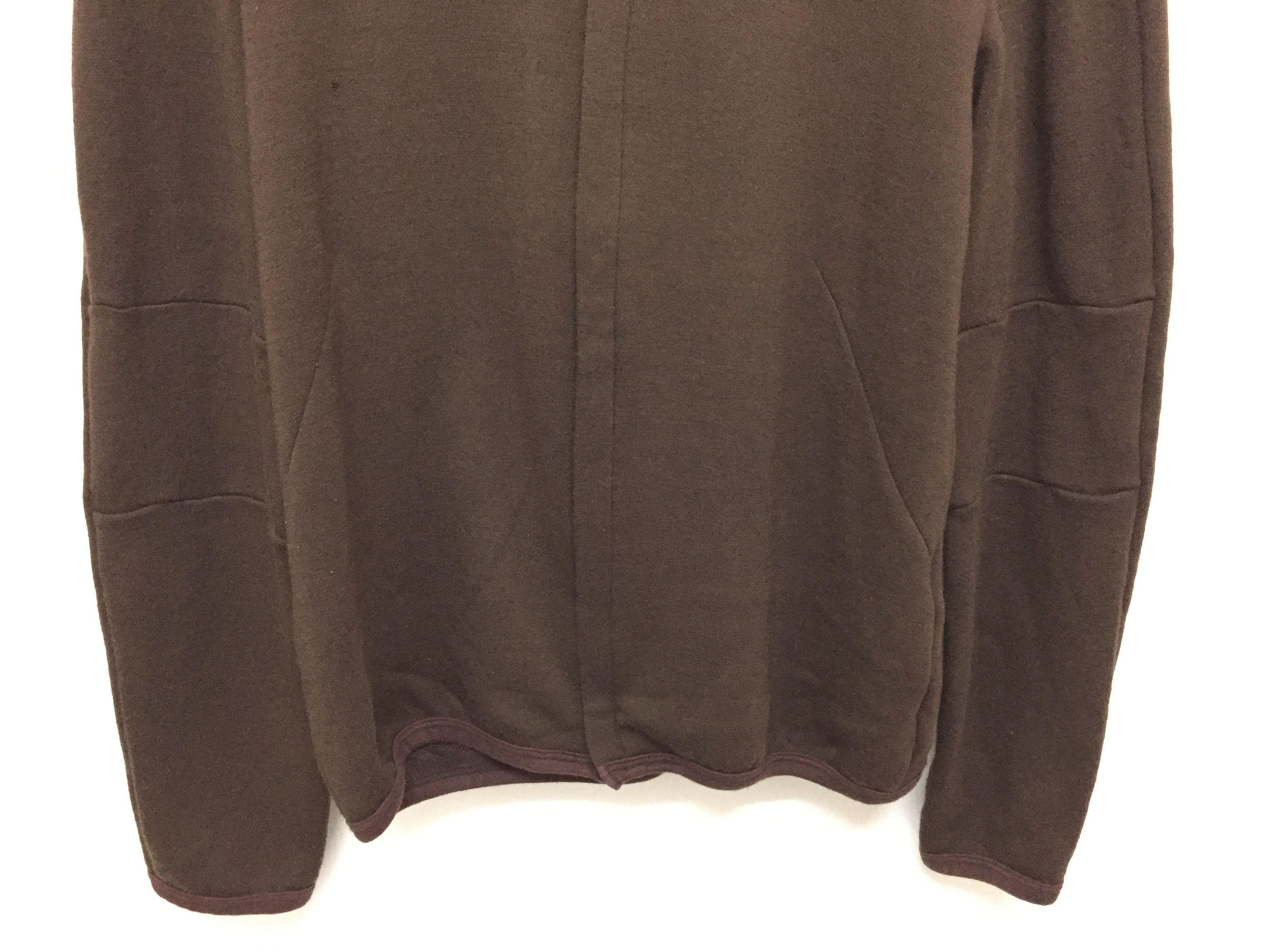 Number (N)ine AW98 Blue tag Wool Zipper raglan Paneled Sleeve hoodie Size US M / EU 48-50 / 2 - 6 Thumbnail