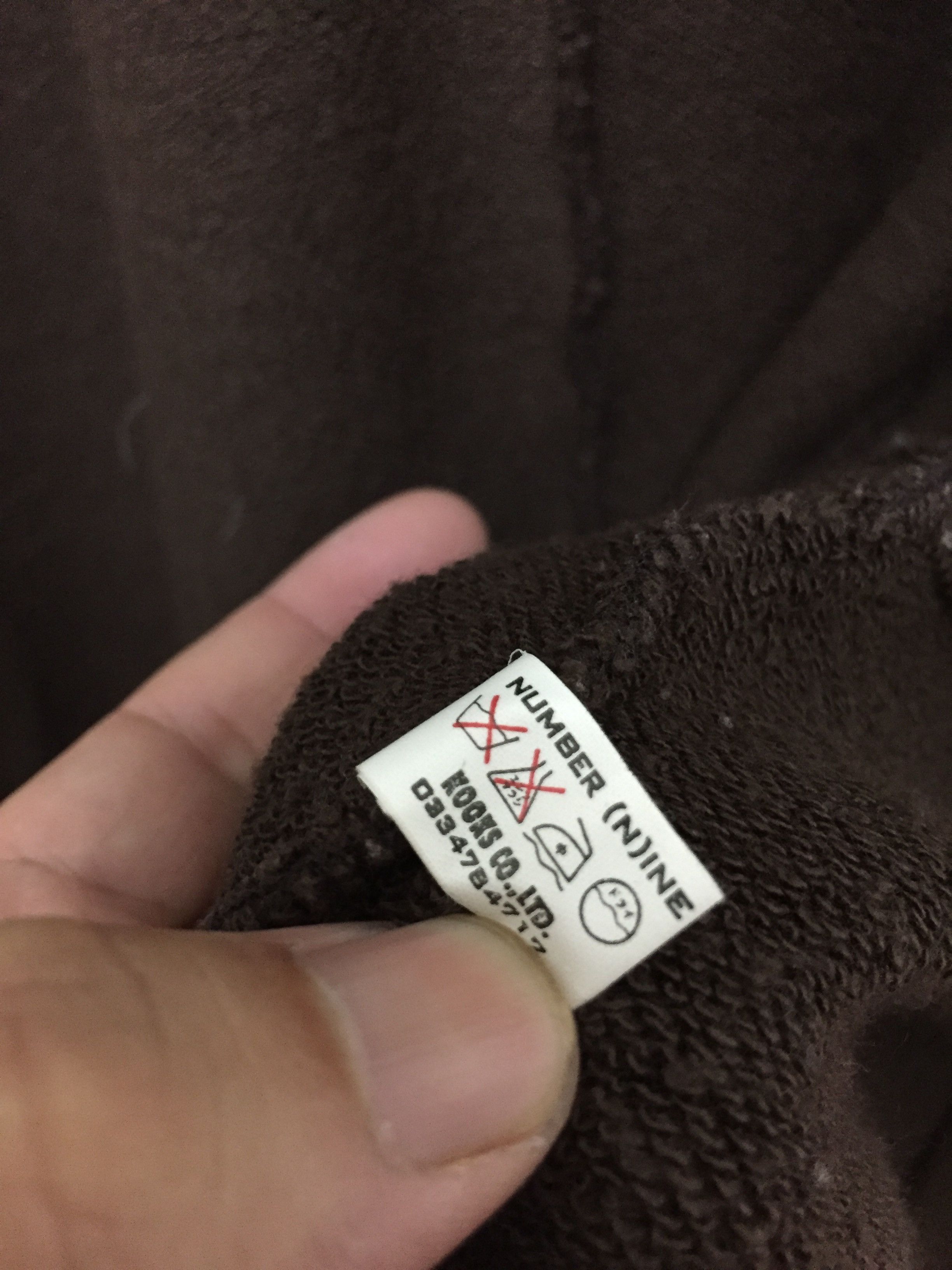 Number (N)ine AW98 Blue tag Wool Zipper raglan Paneled Sleeve hoodie Size US M / EU 48-50 / 2 - 14 Thumbnail