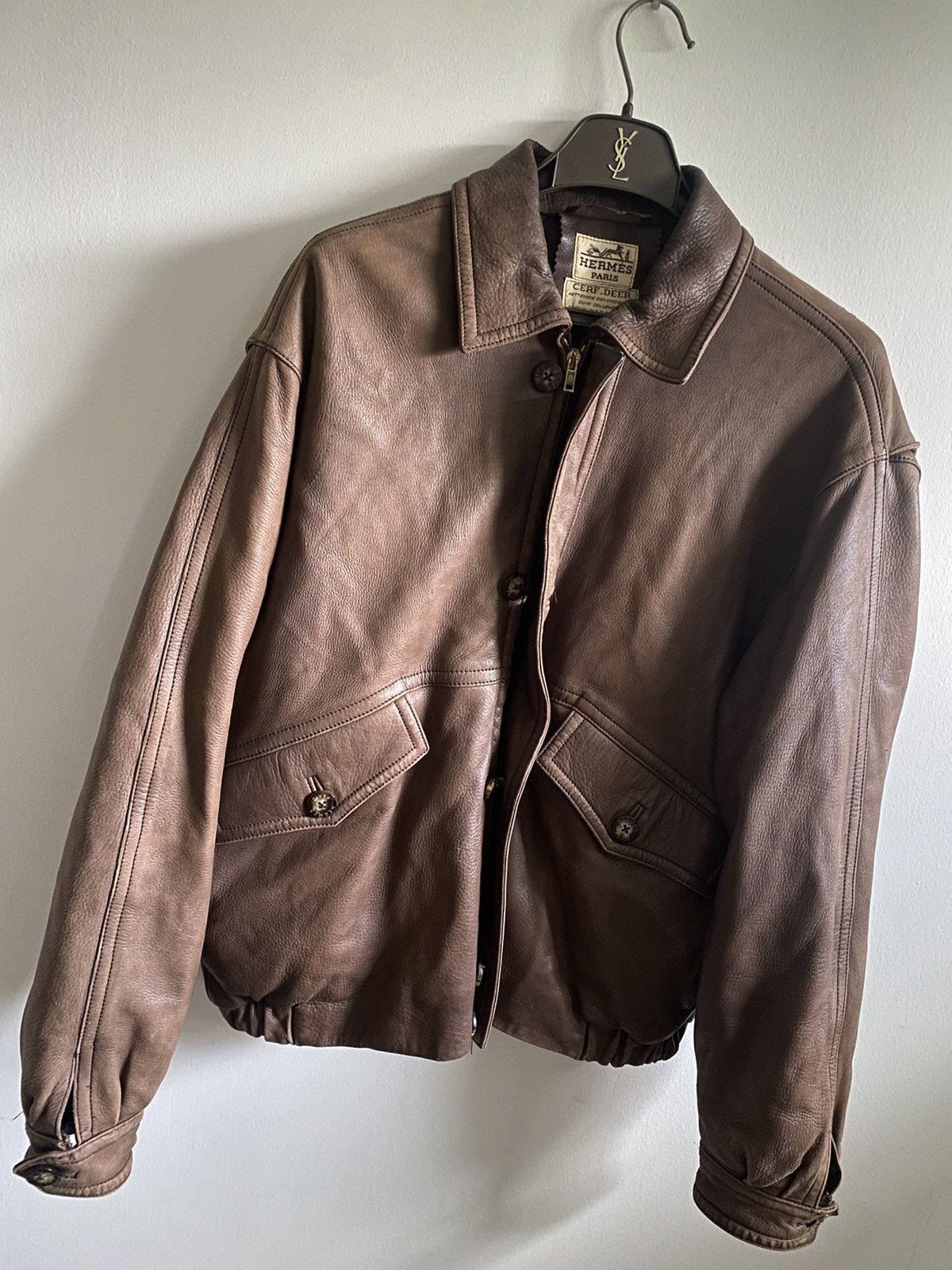 Hermes Vintage Hermès Cerf Deer Jacket Size US L / EU 52-54 / 3 - 4 Thumbnail