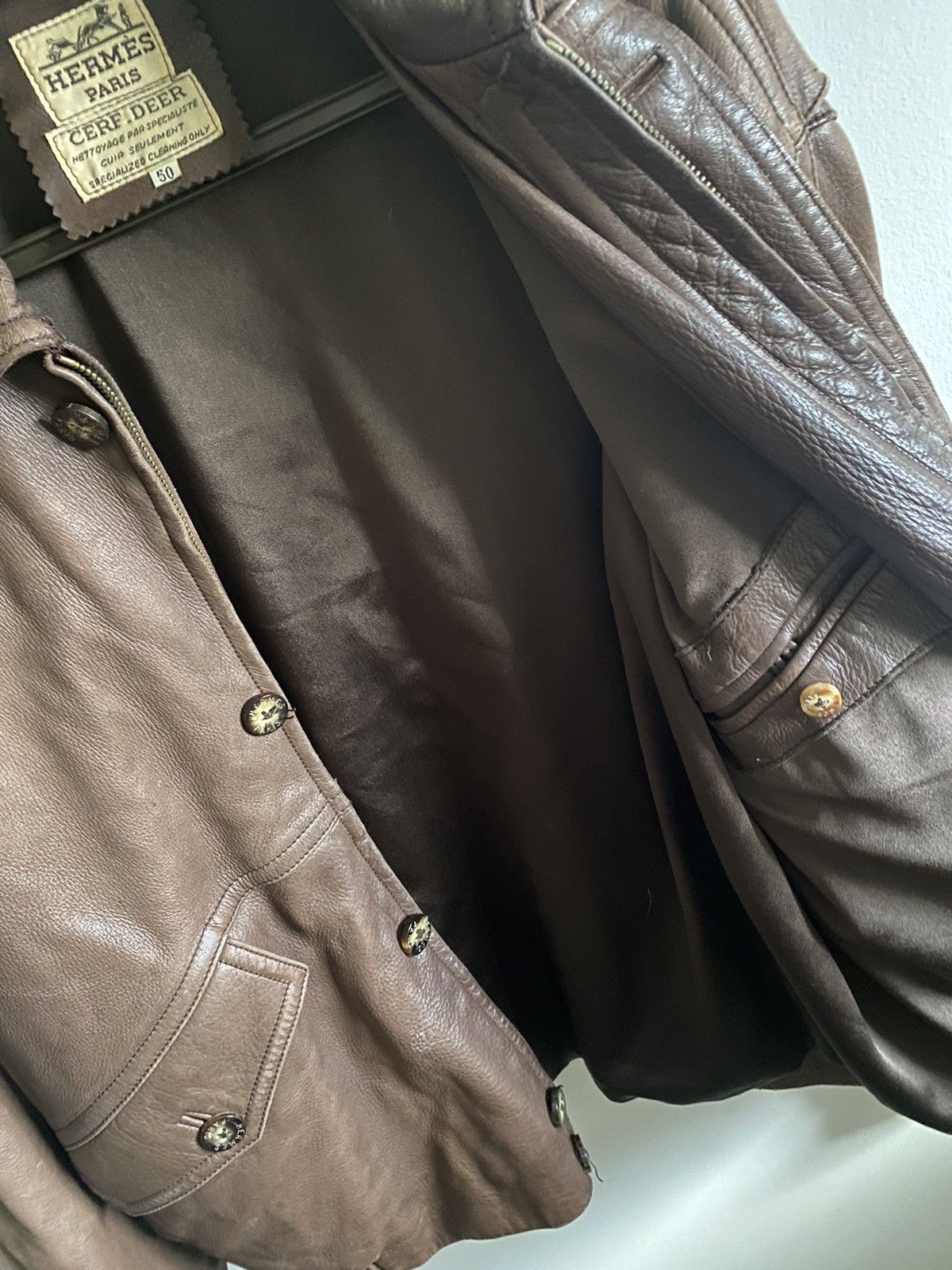 Hermes Vintage Hermès Cerf Deer Jacket Size US L / EU 52-54 / 3 - 10 Thumbnail