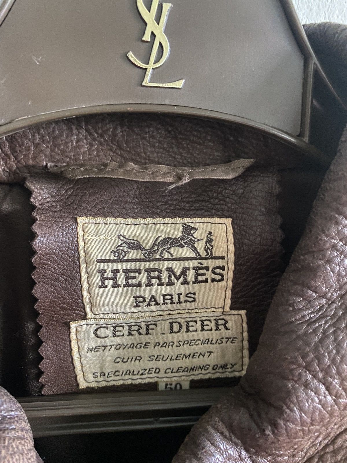 Hermes Vintage Hermès Cerf Deer Jacket Size US L / EU 52-54 / 3 - 8 Thumbnail