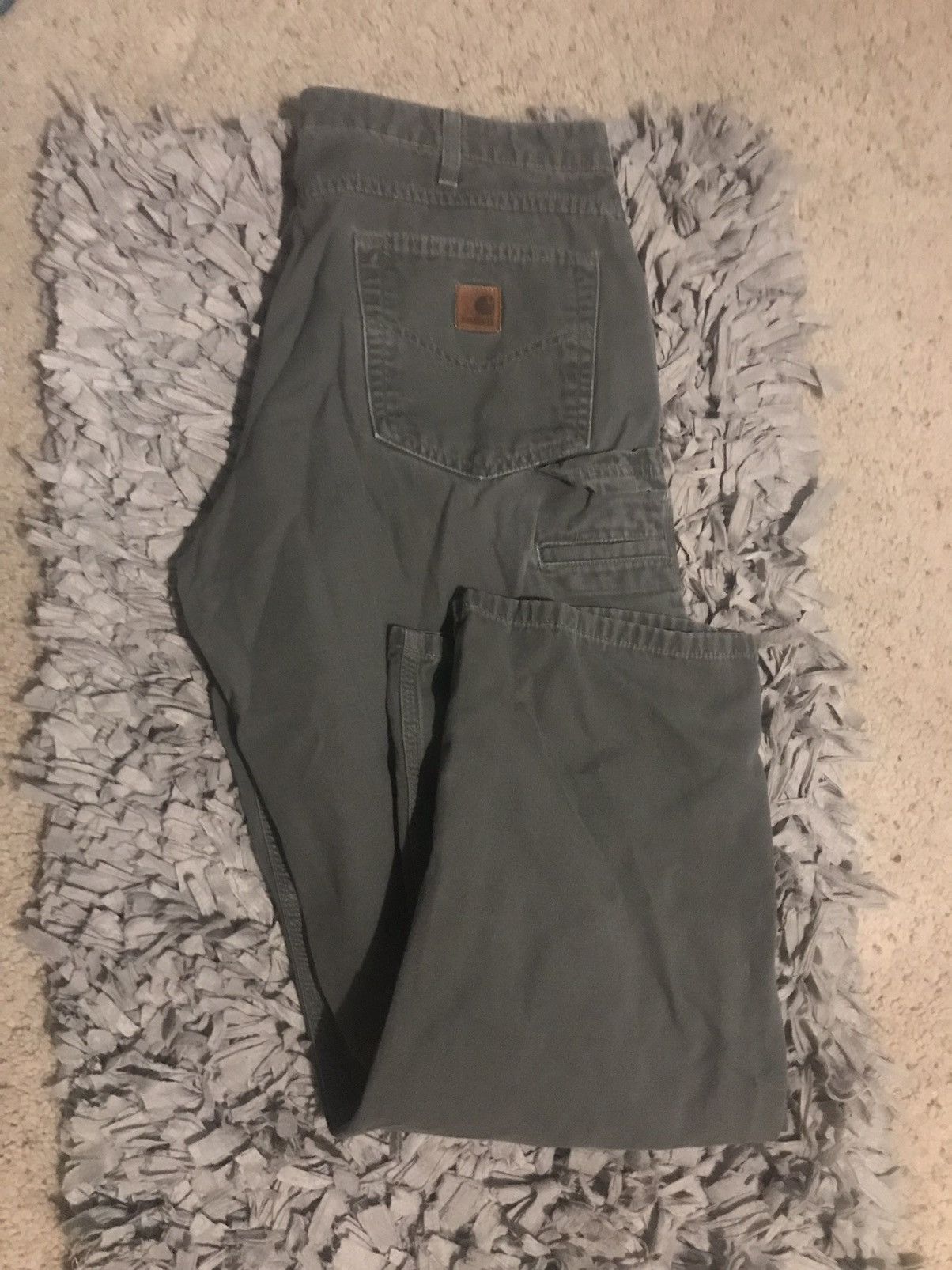 Carhartt × Vintage Vintage Green Carhartt Pants Size US 32 / EU 48 - 1 Thumbnail