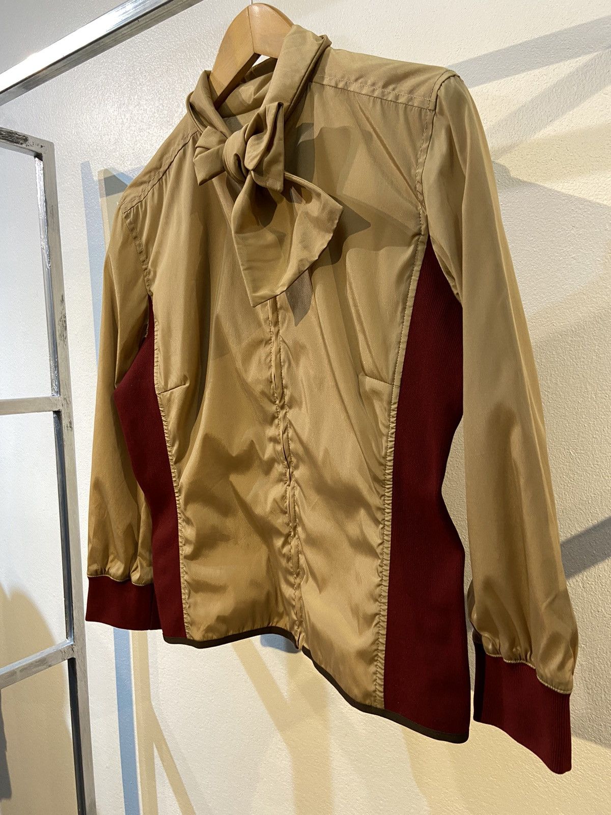 Prada Prada Reversible Nylon Bow Collar jacket Size US L / EU 52-54 / 3 - 1 Thumbnail