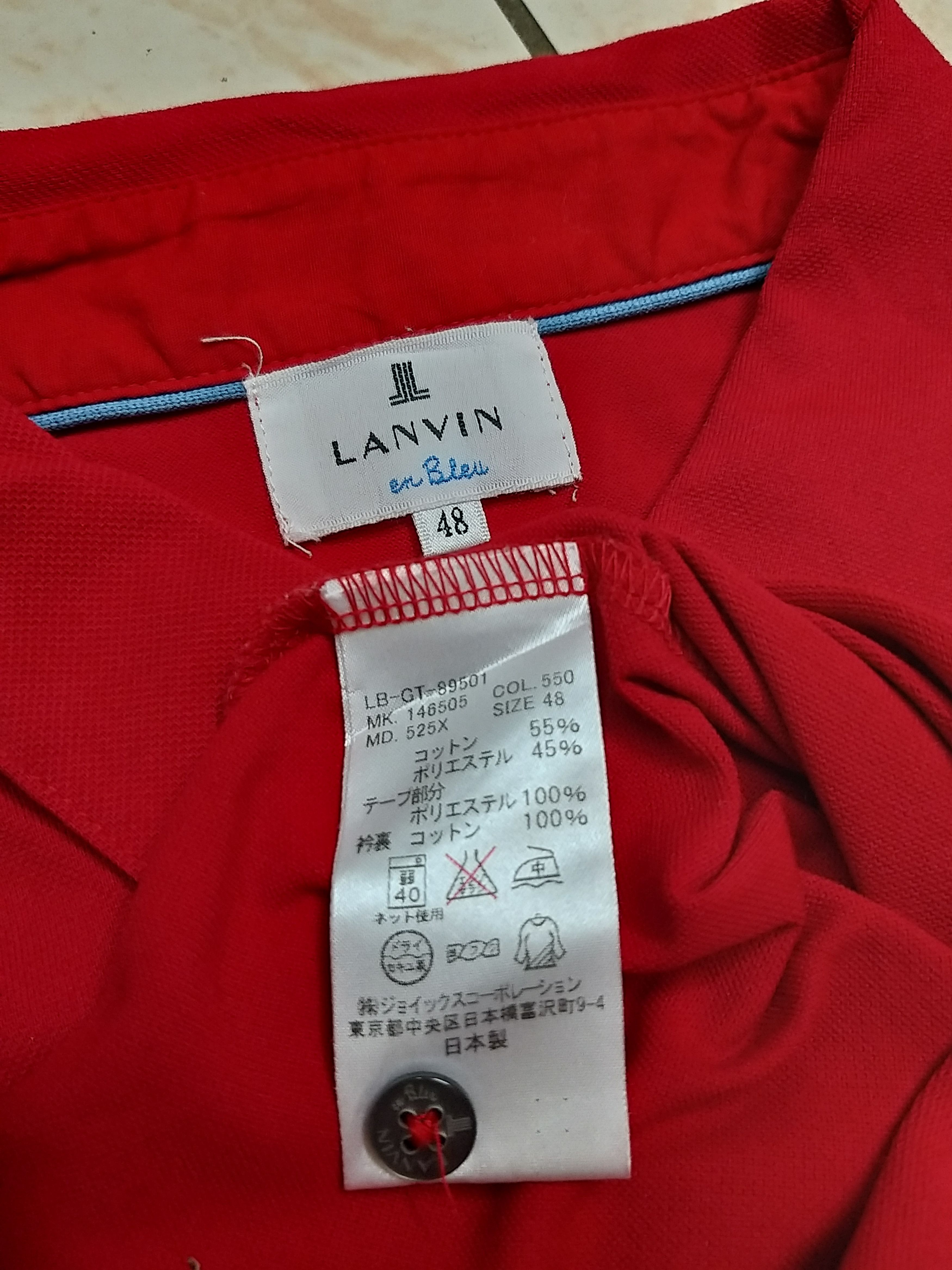 Lanvin AUTHENTIC LANVIN EN BLUE 10TH ANNIVERSARY POLO SHIRT Size US M / EU 48-50 / 2 - 10 Thumbnail