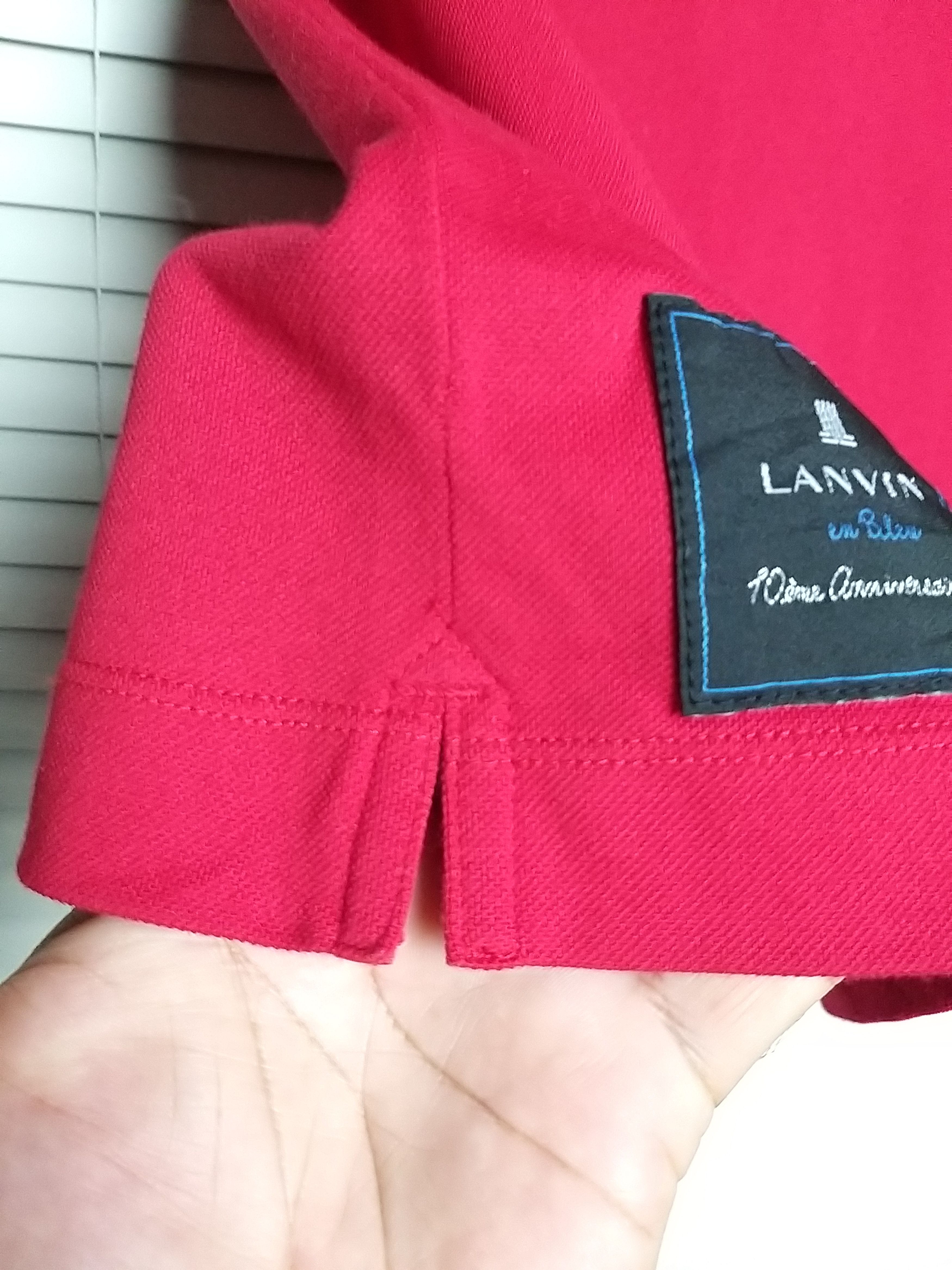 Lanvin AUTHENTIC LANVIN EN BLUE 10TH ANNIVERSARY POLO SHIRT Size US M / EU 48-50 / 2 - 7 Thumbnail