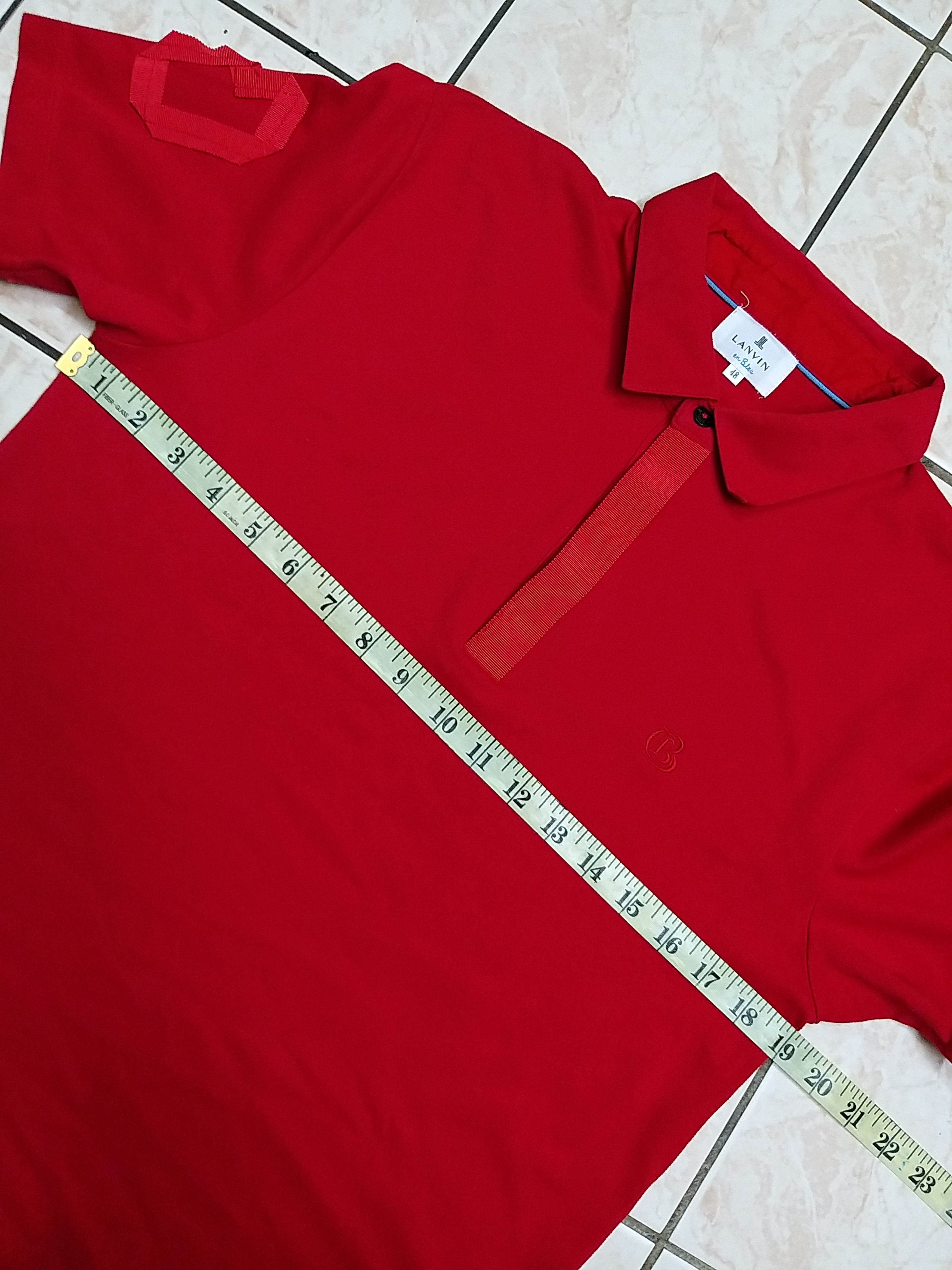 Lanvin AUTHENTIC LANVIN EN BLUE 10TH ANNIVERSARY POLO SHIRT Size US M / EU 48-50 / 2 - 8 Thumbnail
