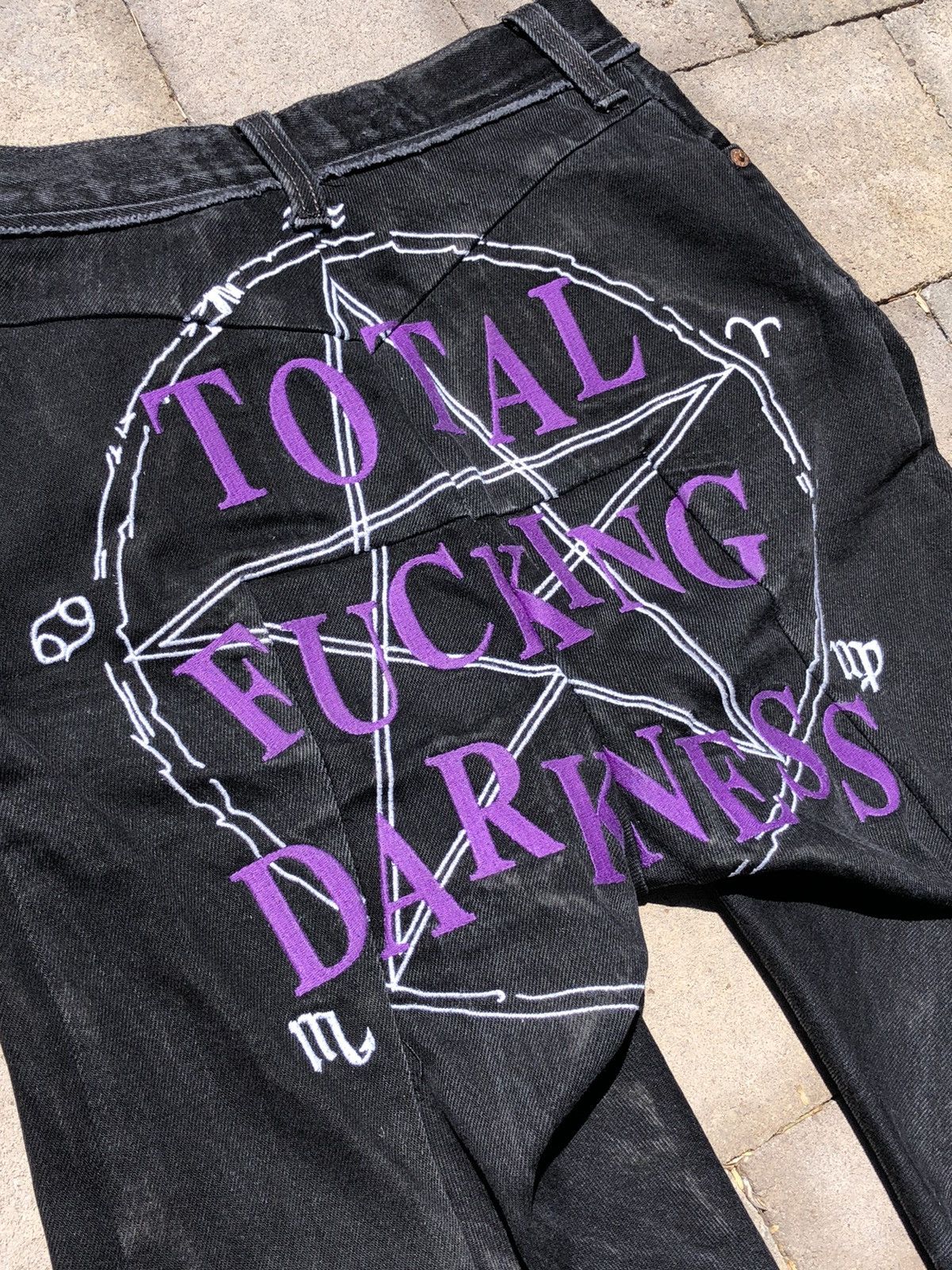 Vetements Vetements Total Fucking Darkness Jeans | Grailed