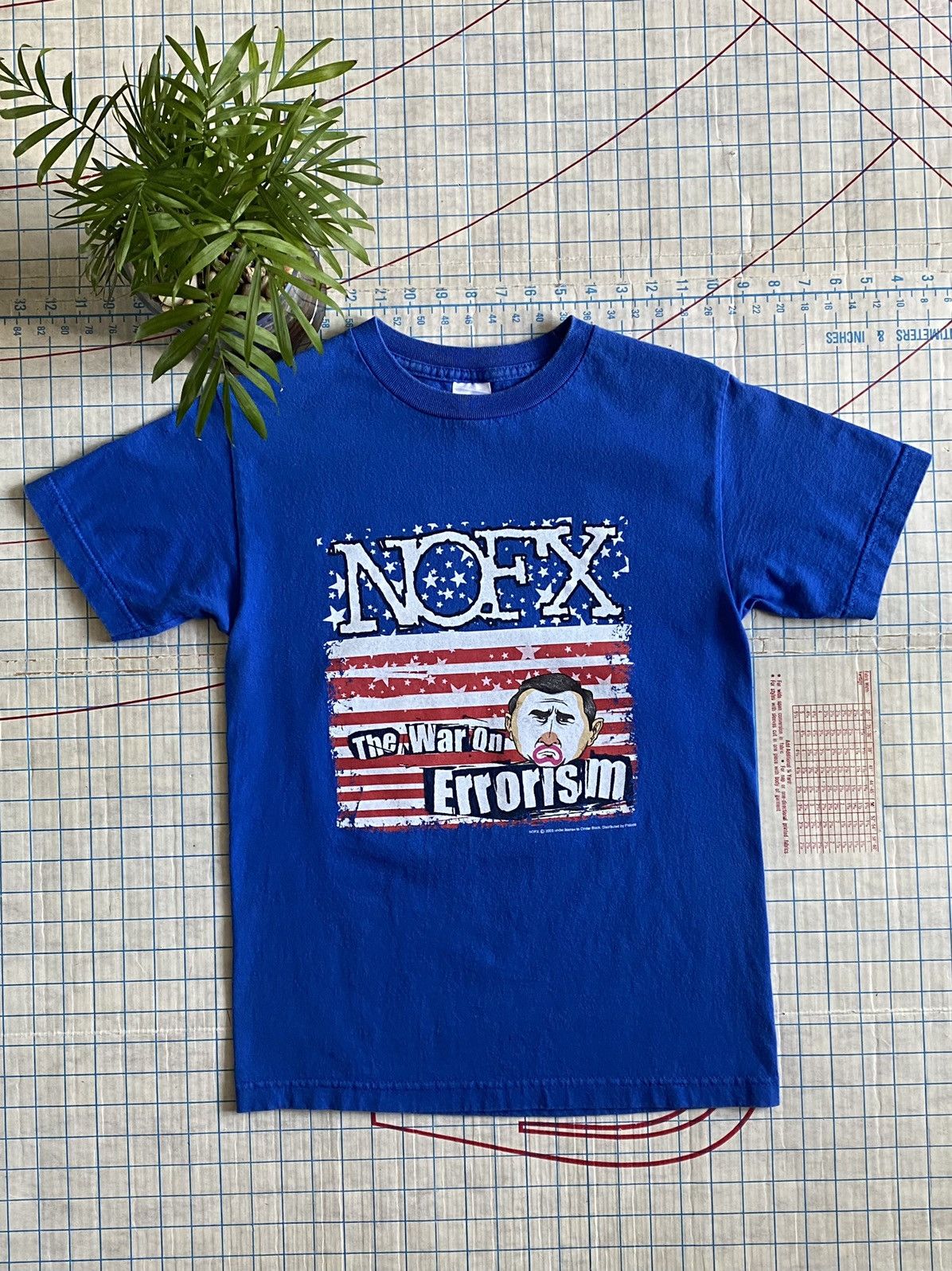 Band Tees NOFX The War On Errorism Tee Size Small Blue 2003 Size US S / EU 44-46 / 1 - 1 Thumbnail