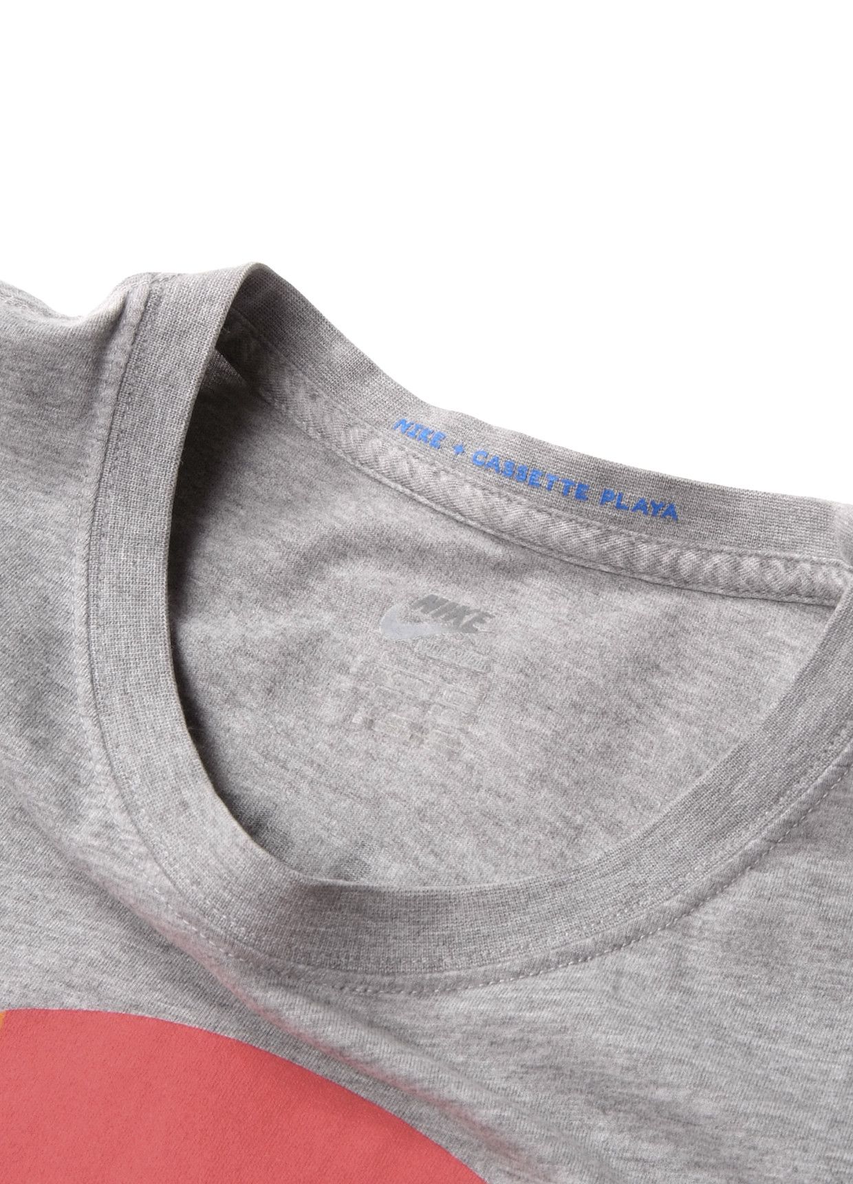 Cassette Playa × Nike RaRe Nike x Cassete Playa Gray Crew Neck T-shirt M-L Size US L / EU 52-54 / 3 - 5 Thumbnail