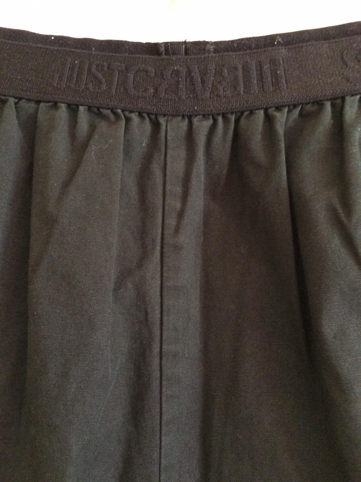 Just Cavalli 🦈 Just Cavalli Shark Logo Black Shorts Size US 34 / EU 50 - 4 Thumbnail