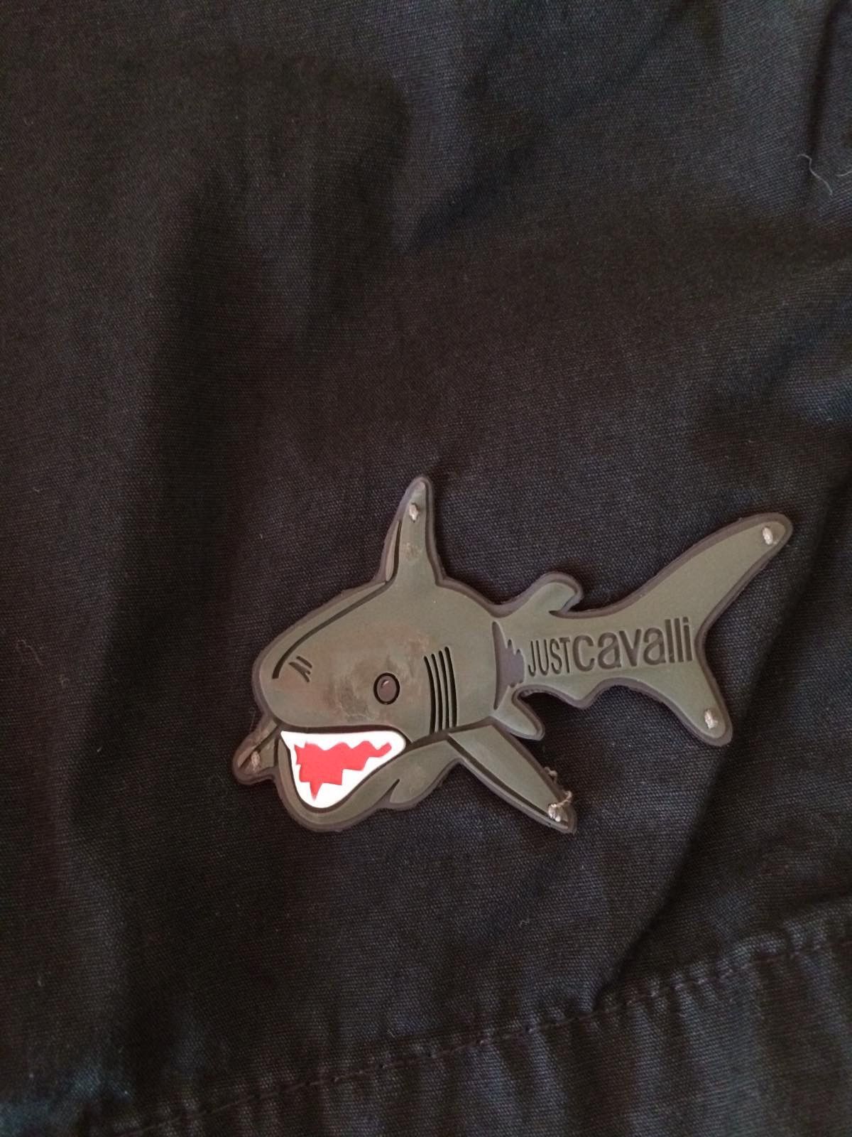 Just Cavalli 🦈 Just Cavalli Shark Logo Black Shorts Size US 34 / EU 50 - 5 Thumbnail