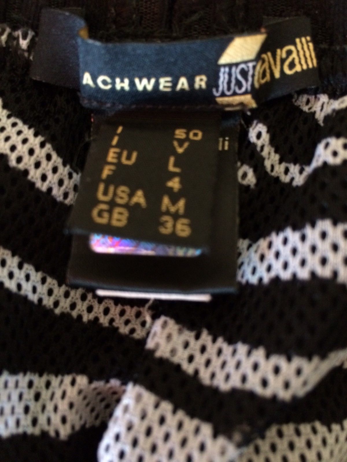 Just Cavalli 🦈 Just Cavalli Shark Logo Black Shorts Size US 34 / EU 50 - 6 Thumbnail