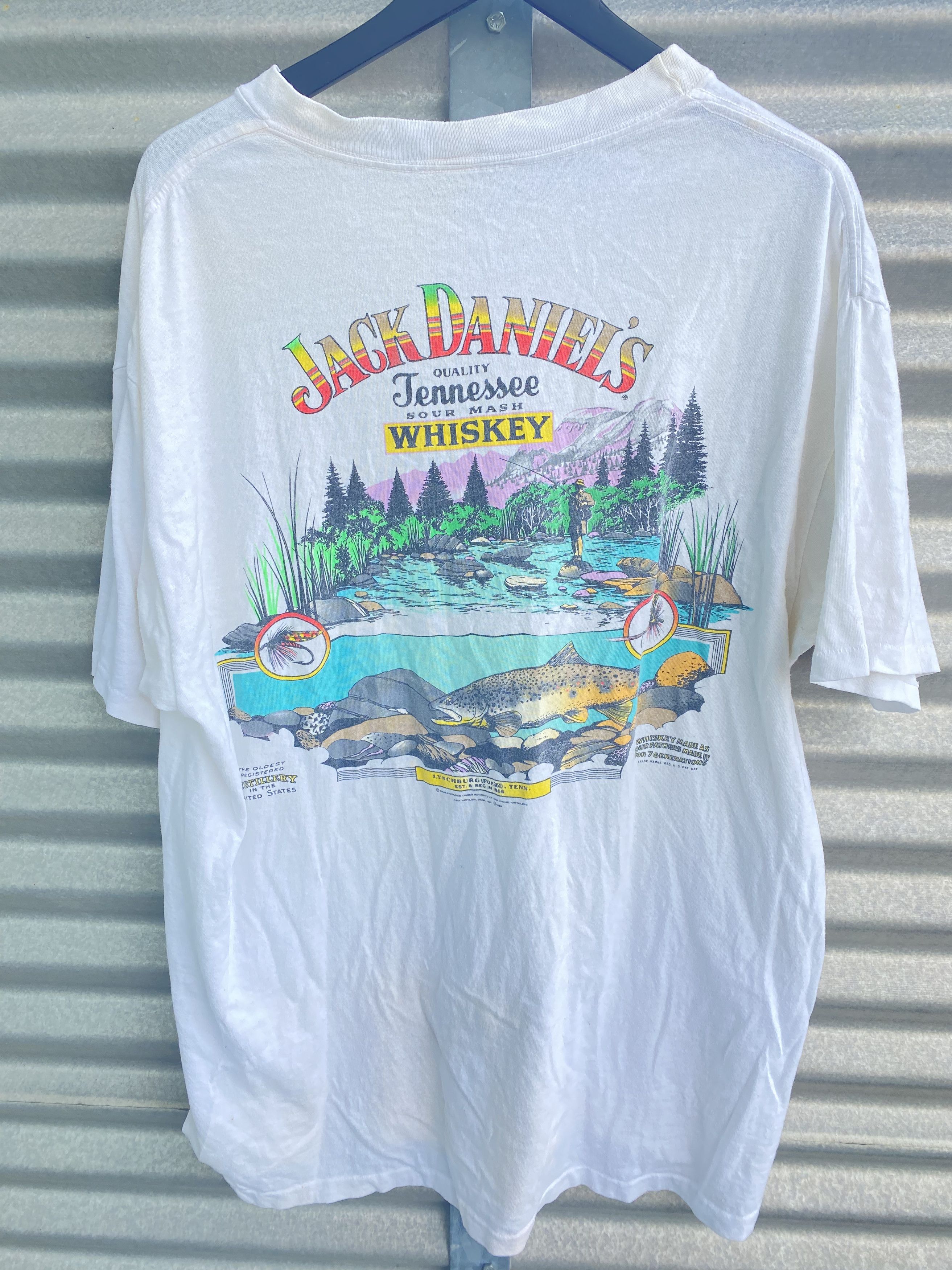 RARE Vintage 80's Jack Daniels Tee