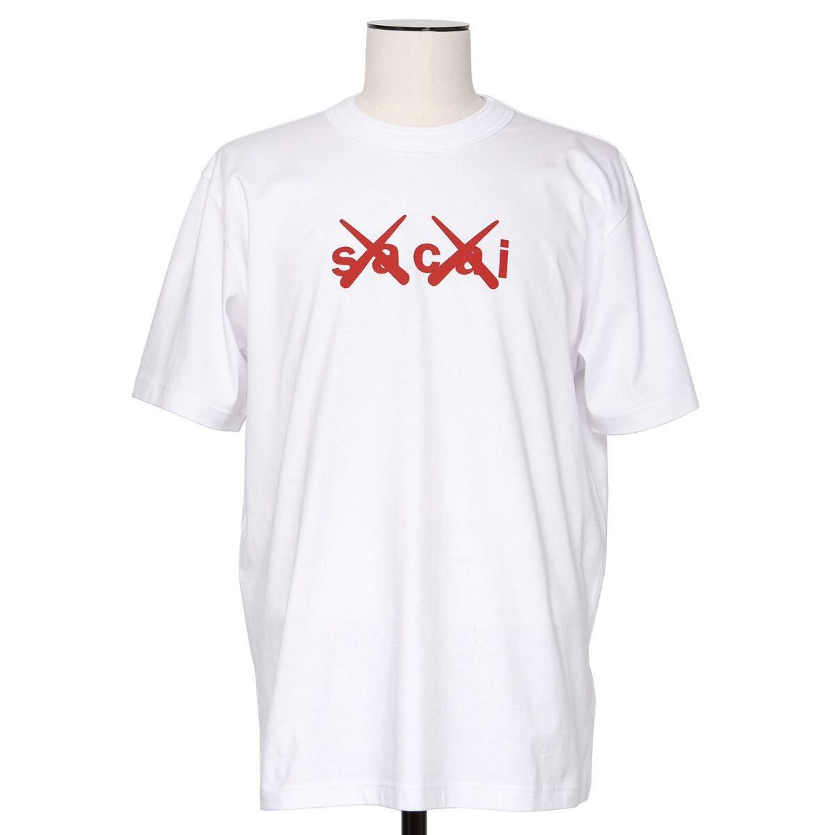 Sacai Sacai Kaws Flock Print Tee | Grailed