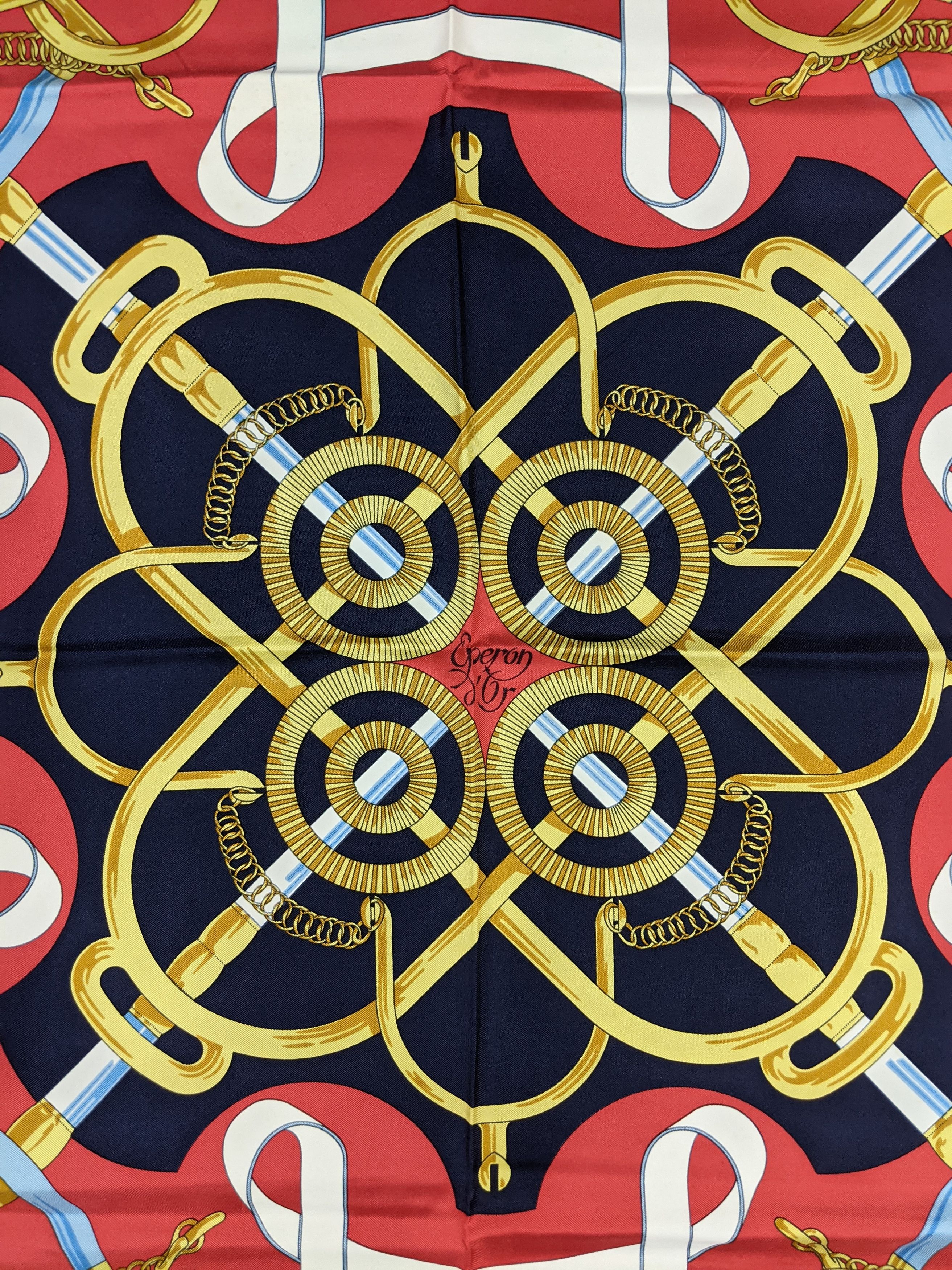 Hermes Hermes Eperon D' Or Silk Scarf Size ONE SIZE - 2 Thumbnail
