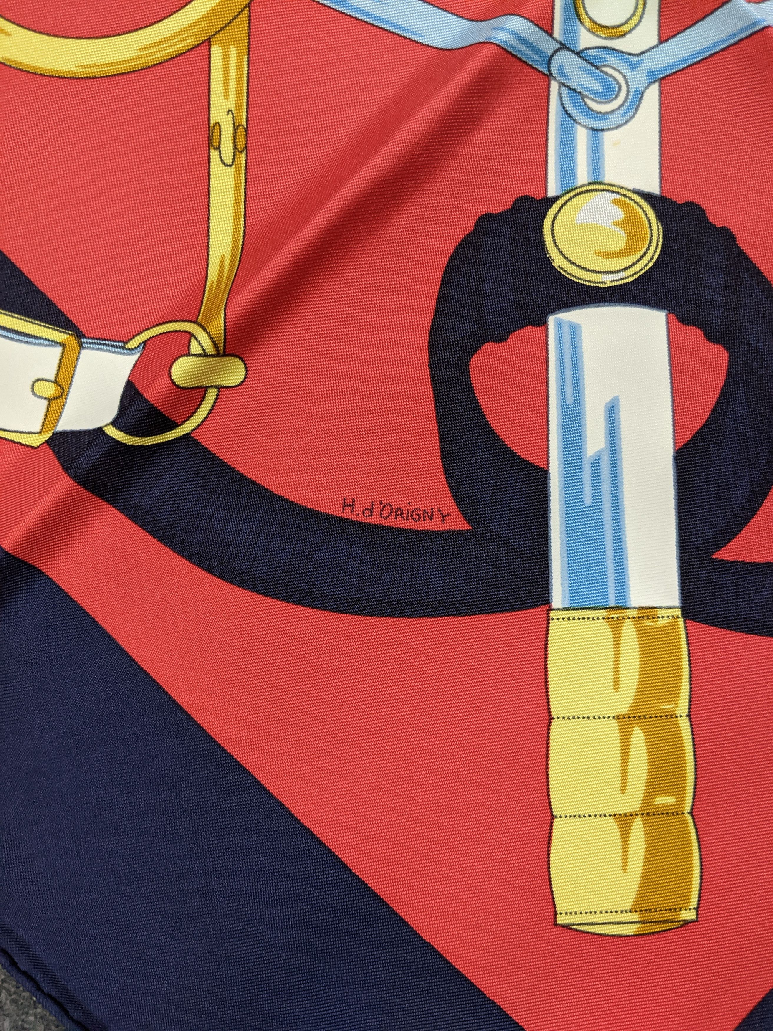 Hermes Hermes Eperon D' Or Silk Scarf Size ONE SIZE - 4 Thumbnail