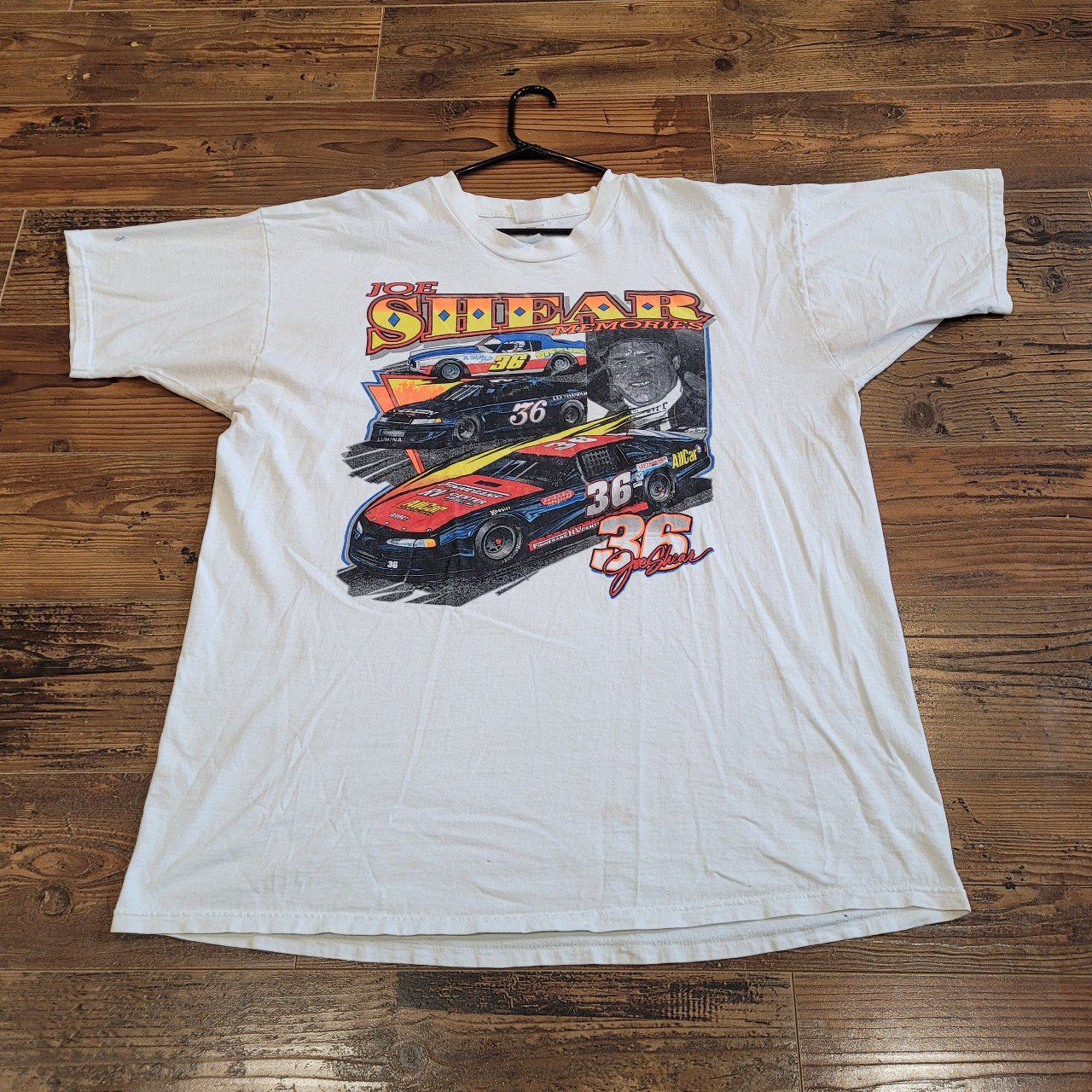 Vintage VINTAGE JOE SHEAR NASCAR MEMORIAL TSHIRT - RACE TEE - 90s | Grailed