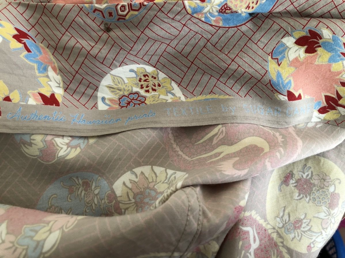 Japanese Brand × Sugar Cane Sun Surf Japan Asian Pattern Dragons Rayon Hawaiian Shirt Size US M / EU 48-50 / 2 - 17 Thumbnail