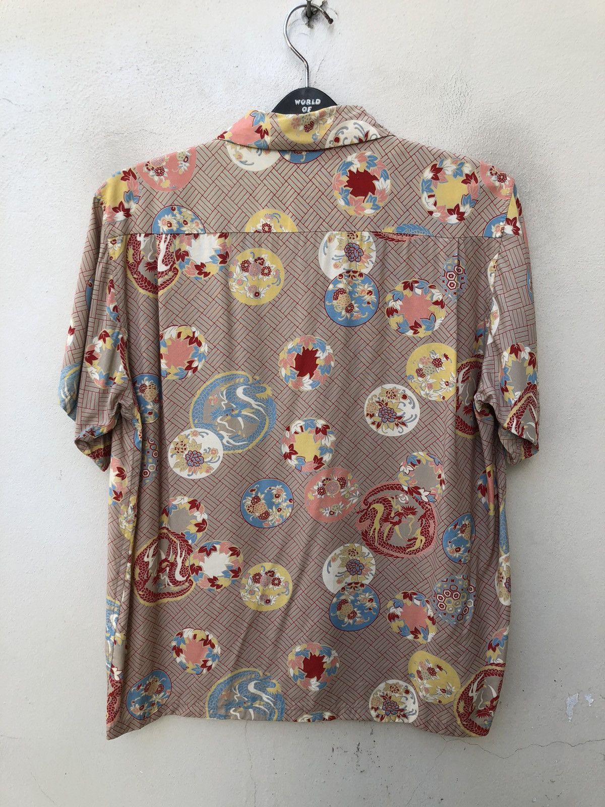 Japanese Brand × Sugar Cane Sun Surf Japan Asian Pattern Dragons Rayon Hawaiian Shirt Size US M / EU 48-50 / 2 - 11 Thumbnail