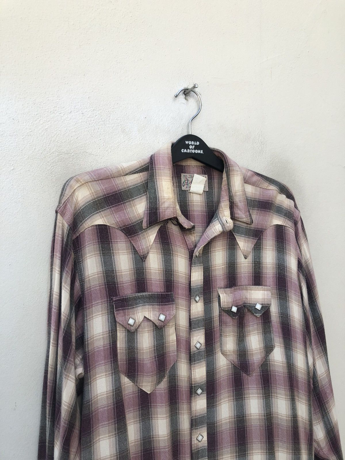 Vintage Distress VTG Rockmount Ranch Wear Rayon Plaid Western Shirt Size US M / EU 48-50 / 2 - 15 Thumbnail