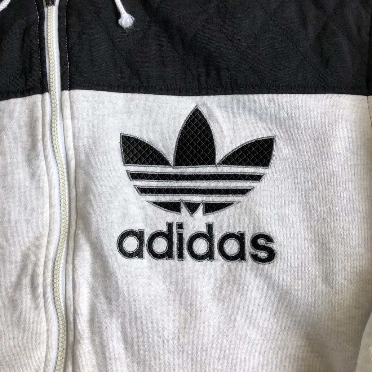 Adidas × Descente × Vintage Vintage Adidas X Descente Zipper Hoodie Light Jacket Size US L / EU 52-54 / 3 - 3 Thumbnail