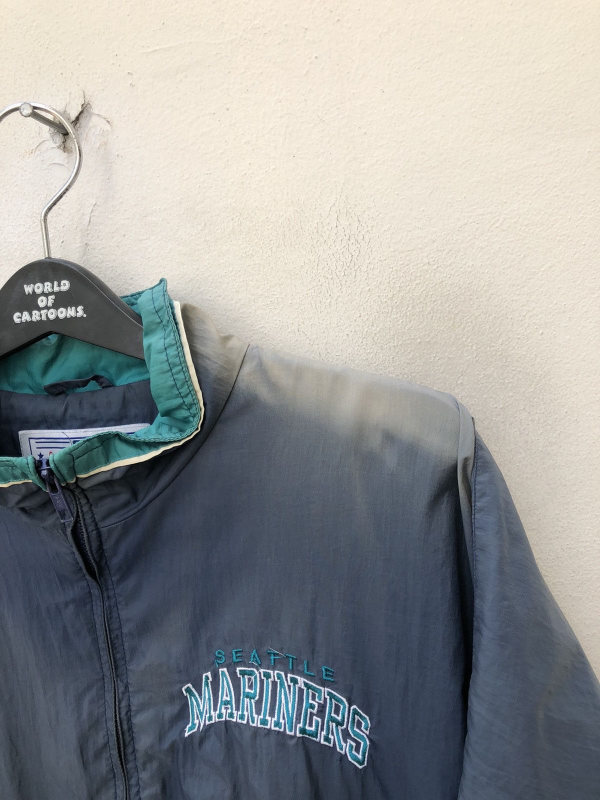 MLB 90s Starter X Seattle Mariners MLB Sun Faded Zipper Jacket Size US L / EU 52-54 / 3 - 10 Thumbnail