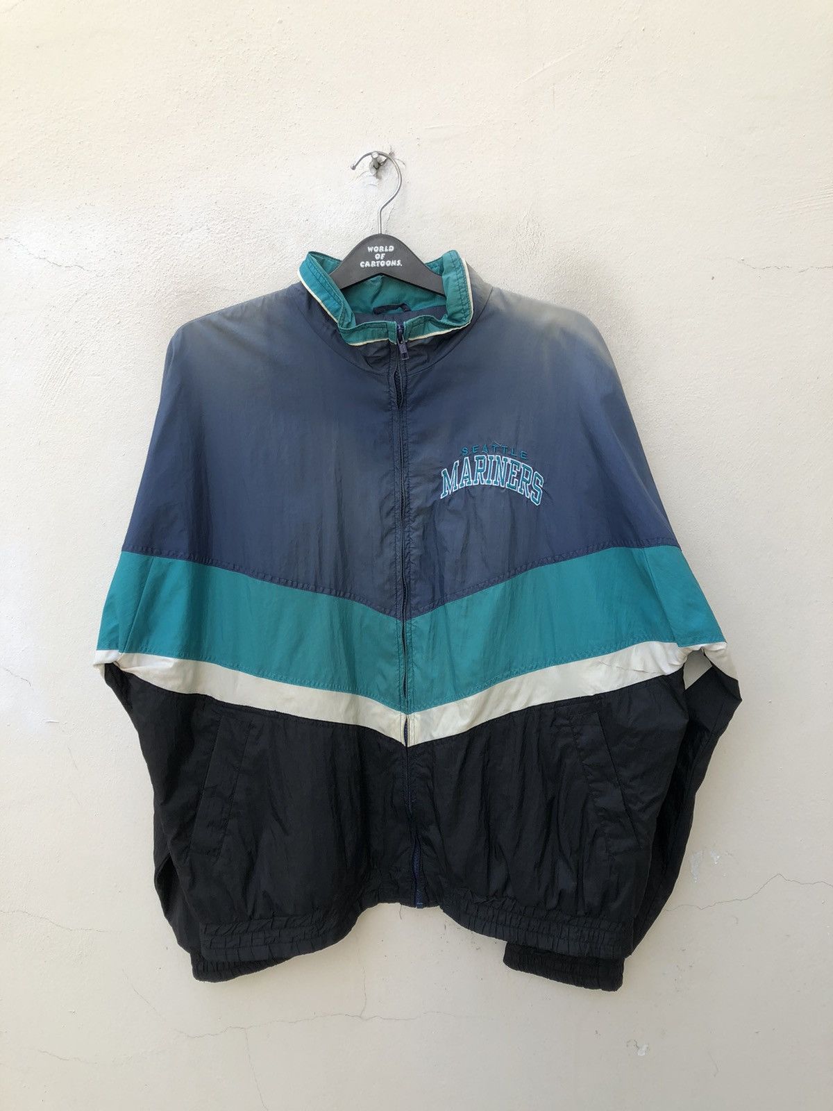 MLB 90s Starter X Seattle Mariners MLB Sun Faded Zipper Jacket Size US L / EU 52-54 / 3 - 16 Thumbnail