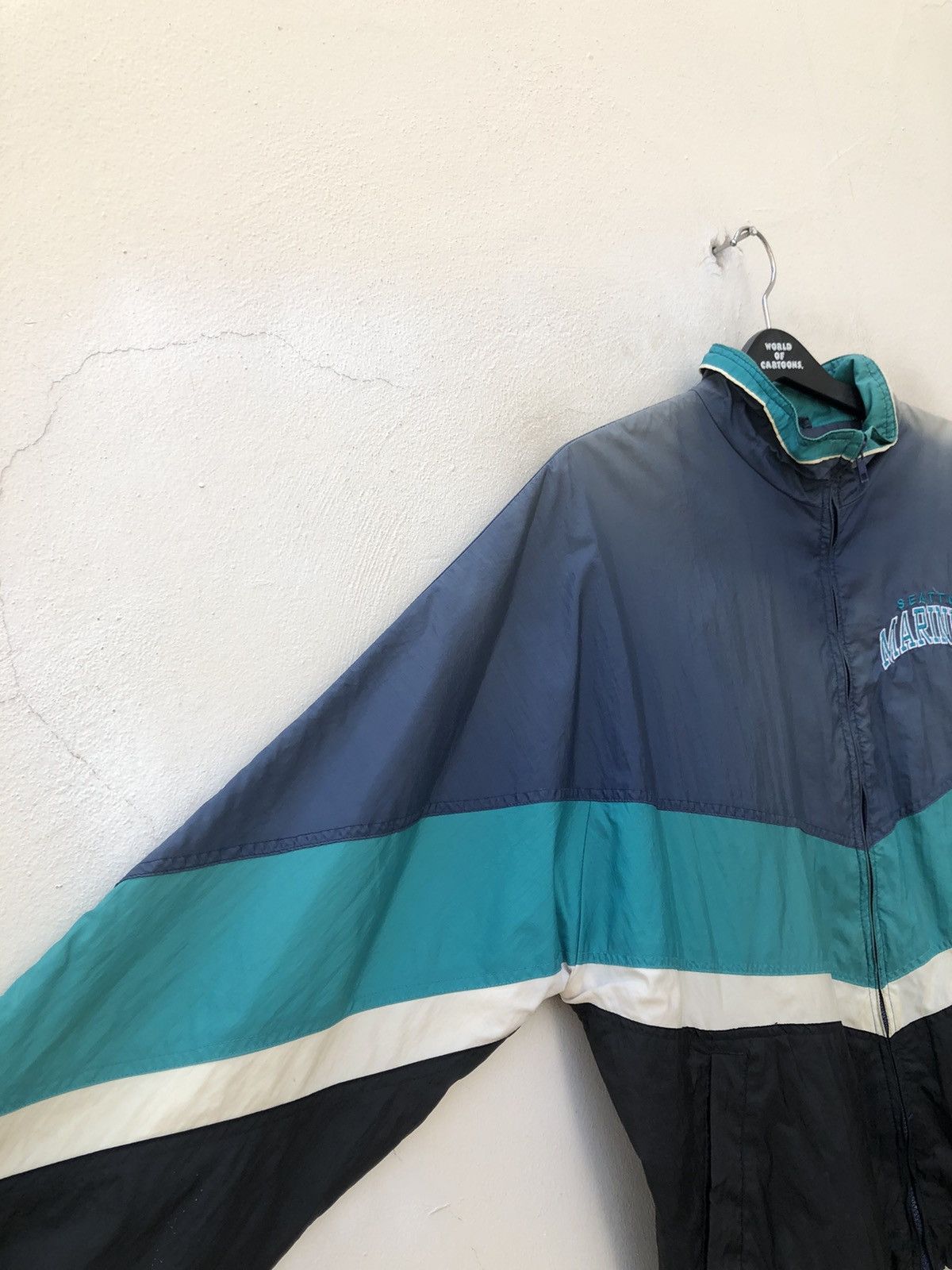 MLB 90s Starter X Seattle Mariners MLB Sun Faded Zipper Jacket Size US L / EU 52-54 / 3 - 14 Thumbnail