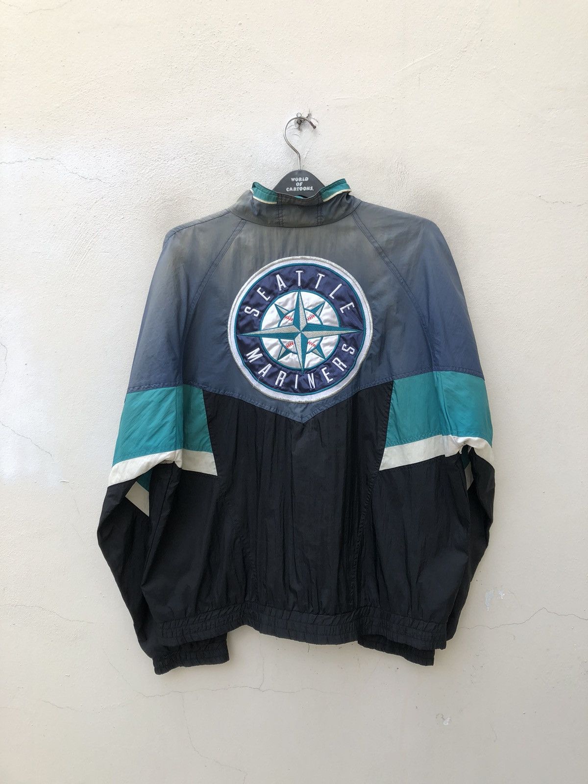 MLB 90s Starter X Seattle Mariners MLB Sun Faded Zipper Jacket Size US L / EU 52-54 / 3 - 1 Thumbnail