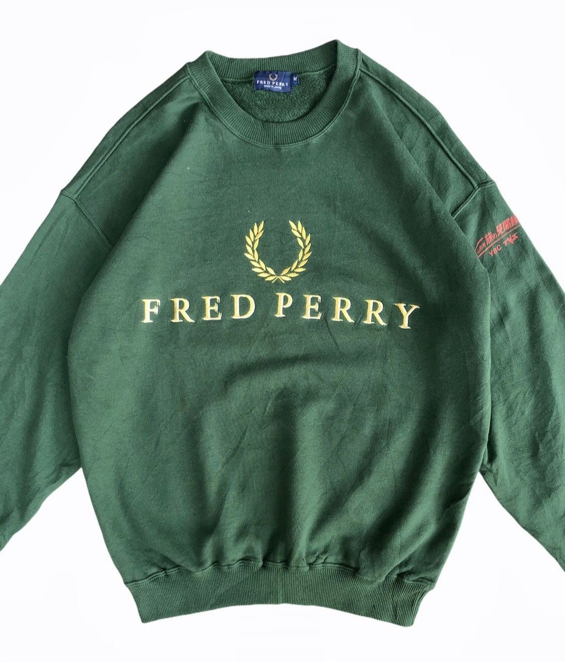 Fred Perry Vtg Fred Perry Embroidery Spellout Big Logo Logo Sweatshirt Size US M / EU 48-50 / 2 - 3 Thumbnail