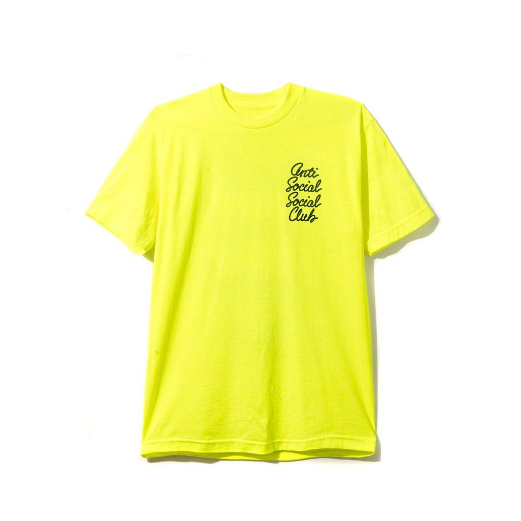 Anti Social Social Club DS BLACK ASSC OPT Options Yellow Tee FTP FOG CDG Bape KITH Size US S / EU 44-46 / 1 - 4 Thumbnail