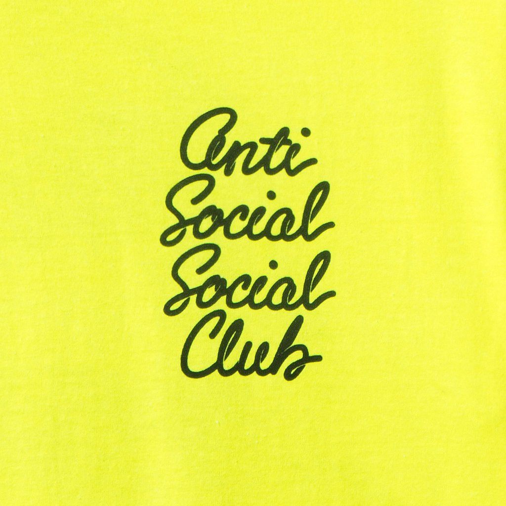 Anti Social Social Club DS BLACK ASSC OPT Options Yellow Tee FTP FOG CDG Bape KITH Size US S / EU 44-46 / 1 - 5 Thumbnail