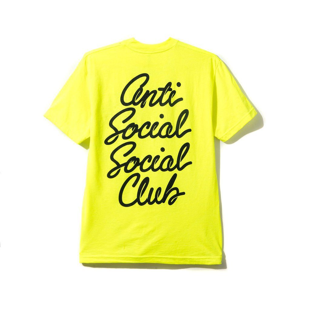 Anti Social Social Club DS BLACK ASSC OPT Options Yellow Tee FTP FOG CDG Bape KITH Size US S / EU 44-46 / 1 - 1 Thumbnail