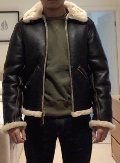 Aero Leathers Aero Leather B6 Shearling Jacket Size US XXS / EU 40 - 7 Thumbnail