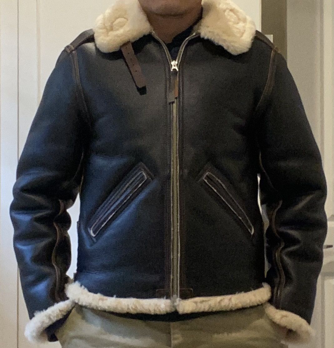 Aero Leathers Aero Leather B6 Shearling Jacket Size US XXS / EU 40 - 8 Thumbnail