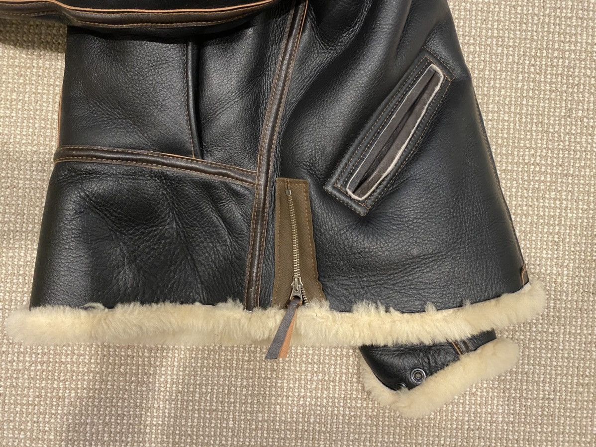 Aero Leathers Aero Leather B6 Shearling Jacket Size US XXS / EU 40 - 4 Thumbnail