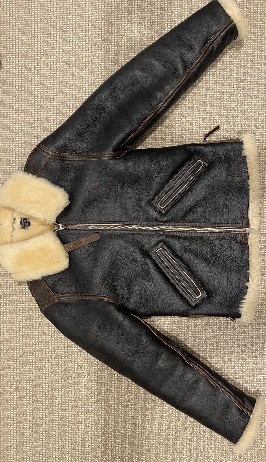 Aero Leathers Aero Leather B6 Shearling Jacket Size US XXS / EU 40 - 1 Thumbnail