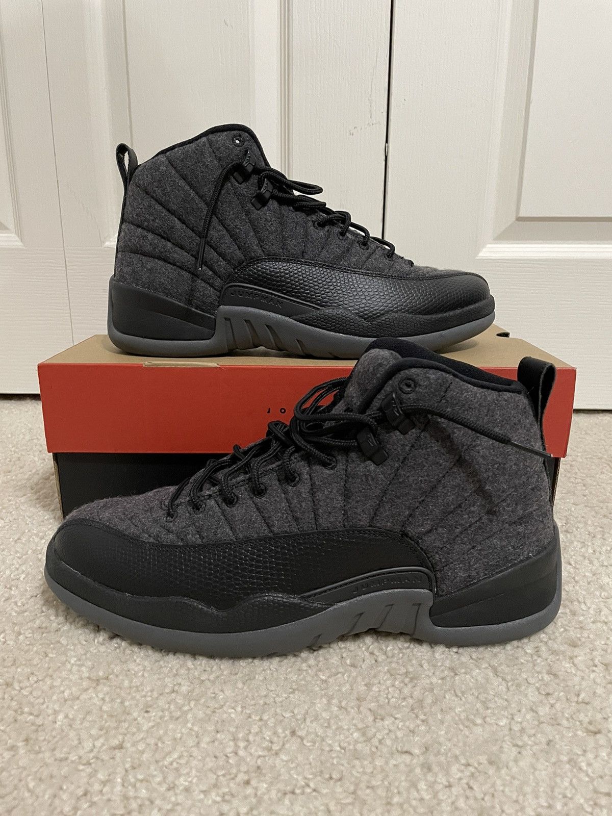 Nike Retro 12 Wool Shoe Wool Grey 12s Air Jordan 12 Wool Kixify