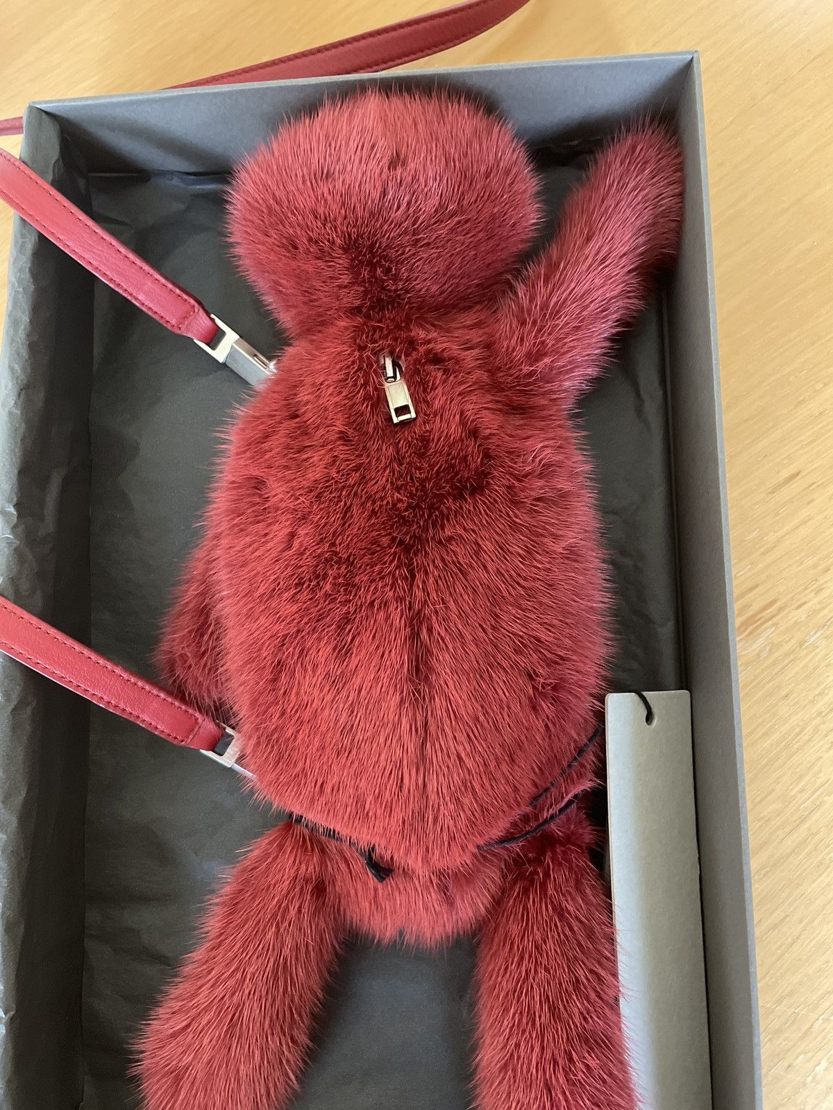 Rick Owens FW20 Performa Mink Cherry Cyclops Bag Size ONE SIZE - 7 Thumbnail