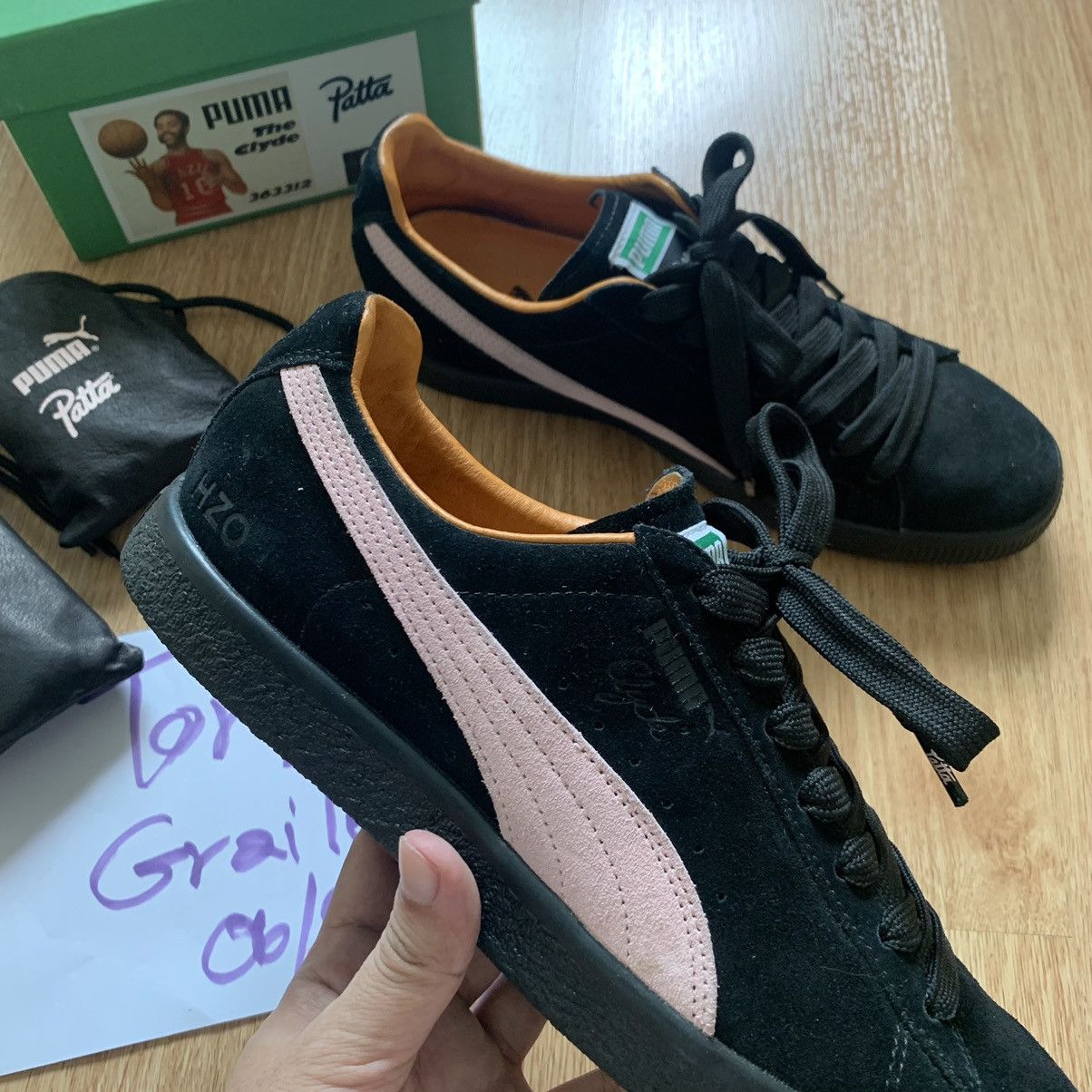 Puma Clyde x Patta Black Suede